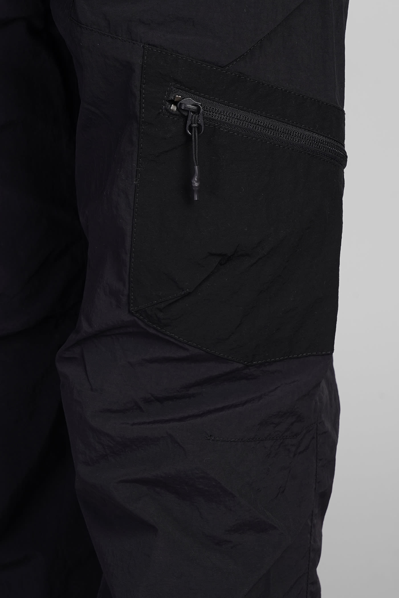 MAHARISHI PANTS IN BLACK NYLON 