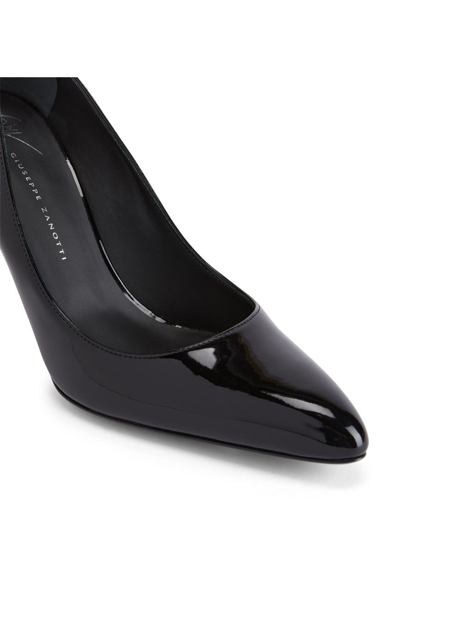 Shop Giuseppe Zanotti Black Synthetic Fabric Jakye Pumps