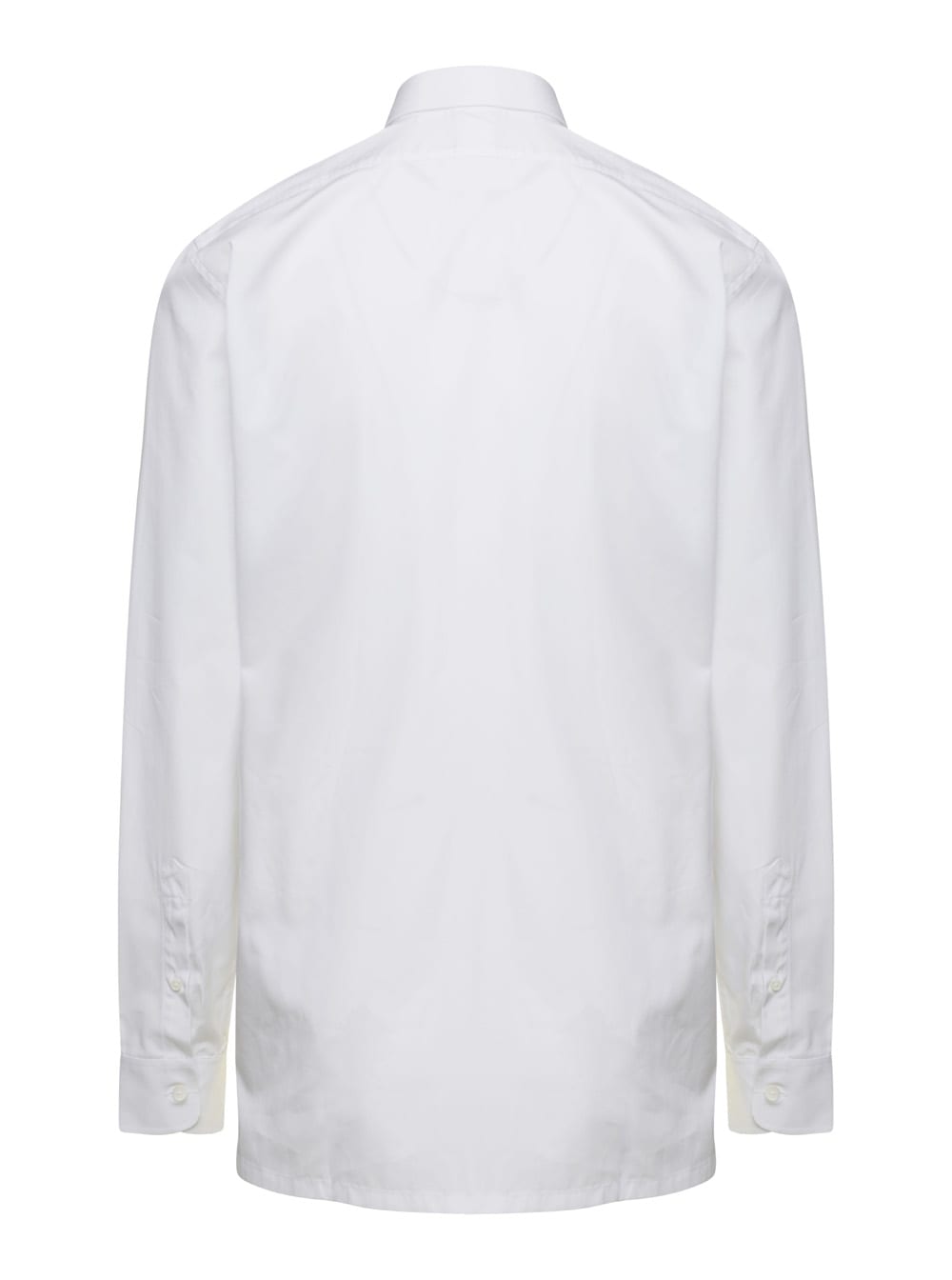 Shop Givenchy Camciia Buttondown A Righe Oxford In White