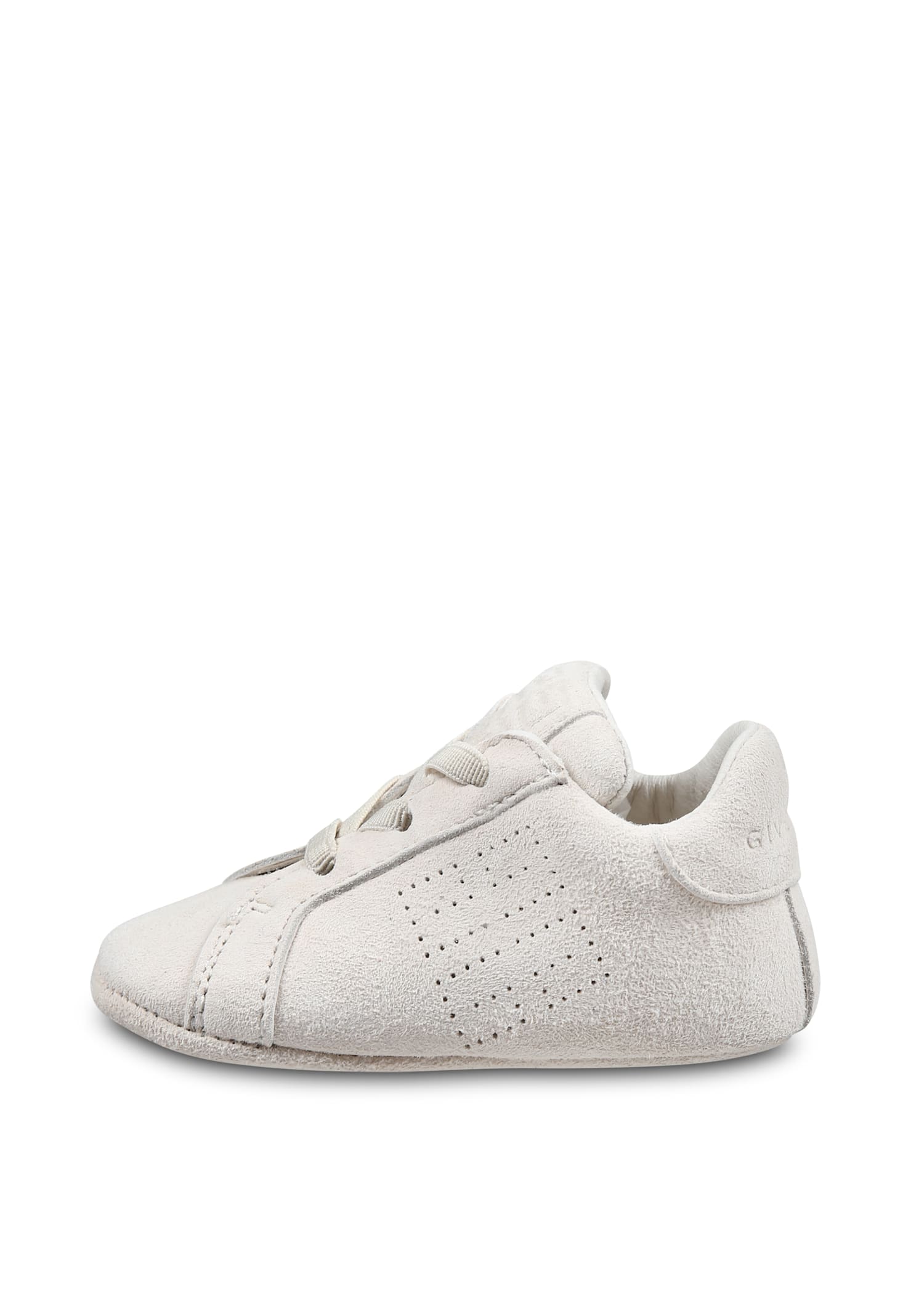 Givenchy Ivory Sneakers For Babykids With 4g Pattern In Ivory