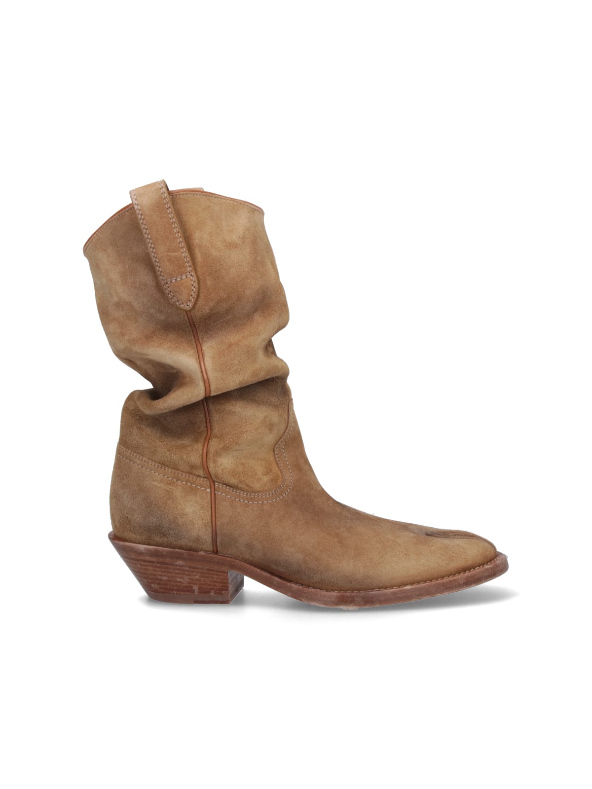 Shop Maison Margiela Fitted Classic Boots In T2279