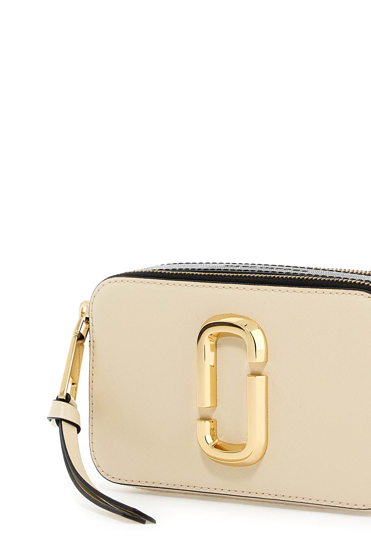 Shop Marc Jacobs The Snapshot Camera Bag In Cloud White/multi (black)