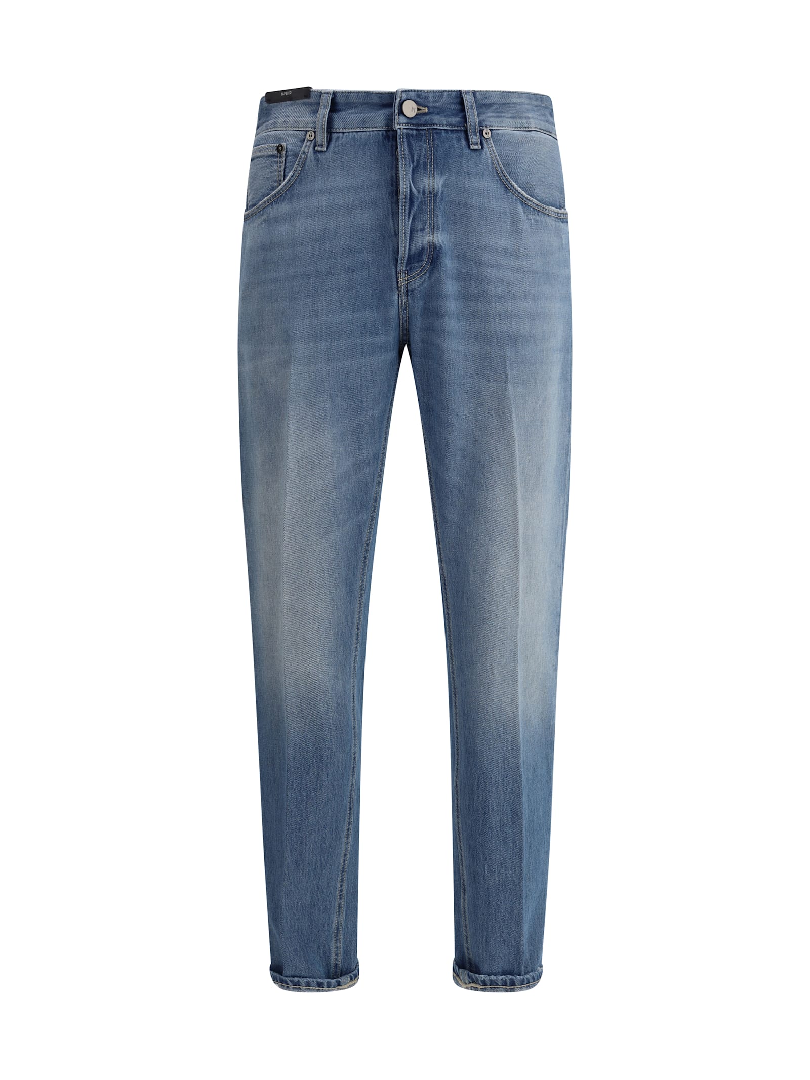Pt Torino Signature Cotton Jeans Rivet Detailing