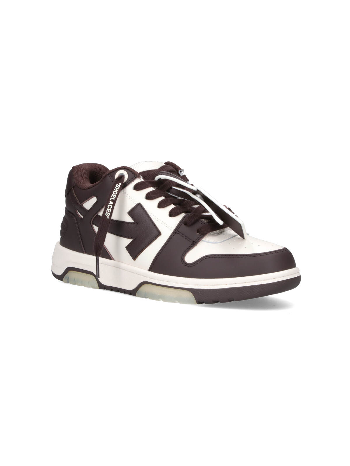 Off-white Off White Out Of Office Leather Sneakers In Animal Print