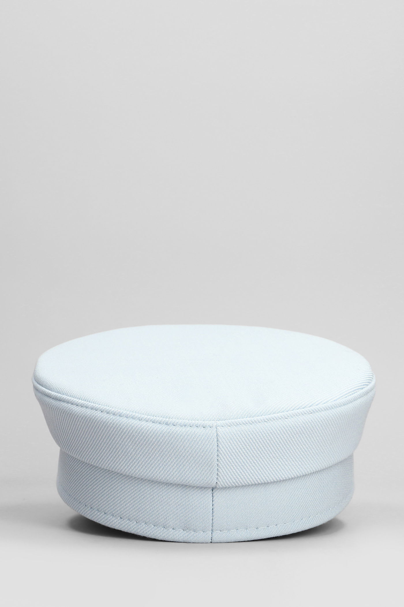 Ruslan Baginskiy Baker Boy Hats In Cyan Wool In Blue
