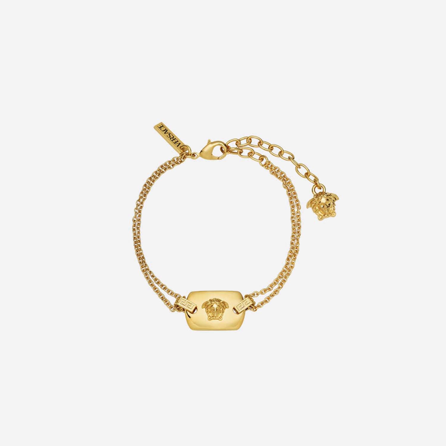 Shop Versace Medusa Bracelet In Golden