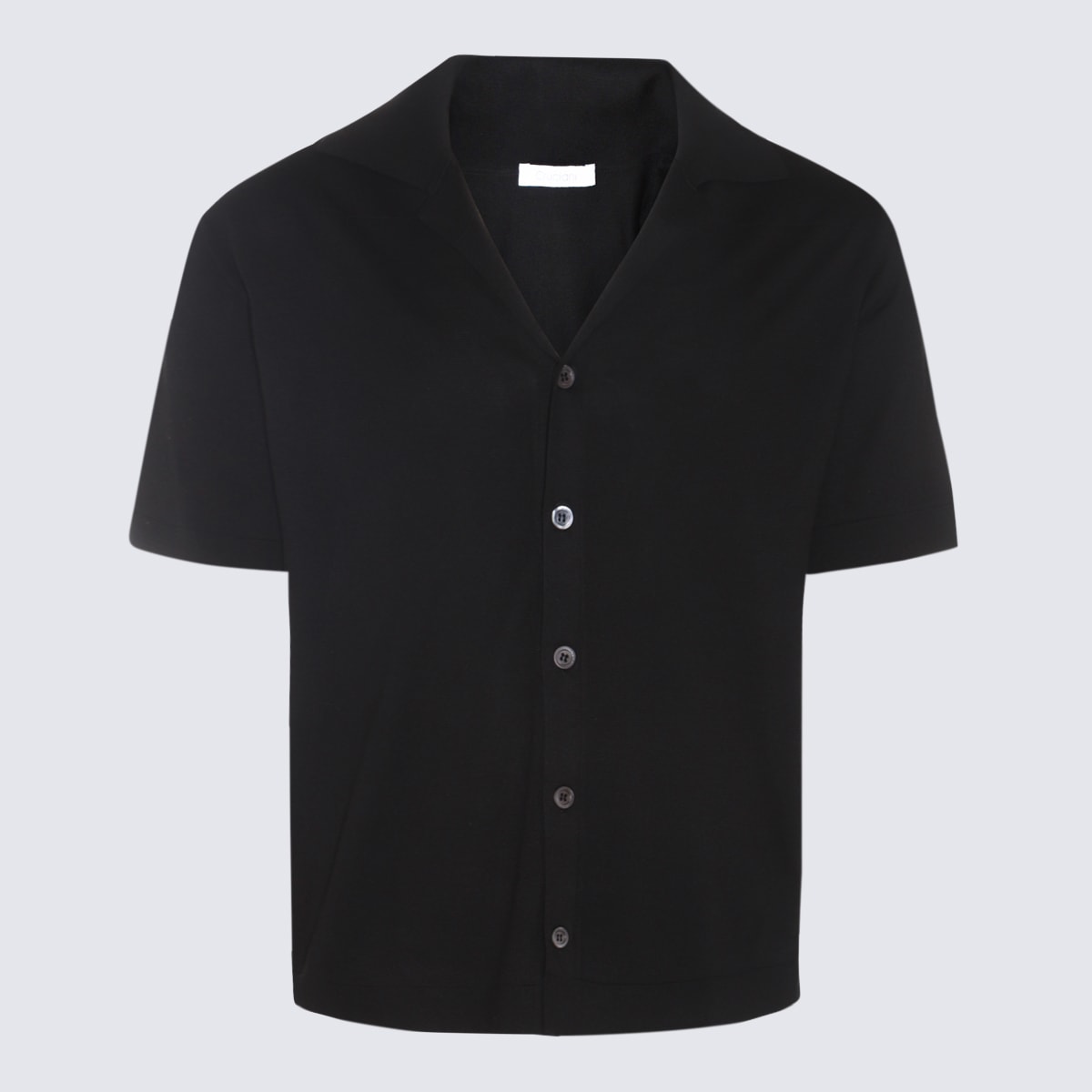 Shop Cruciani Black Cotton Shirt