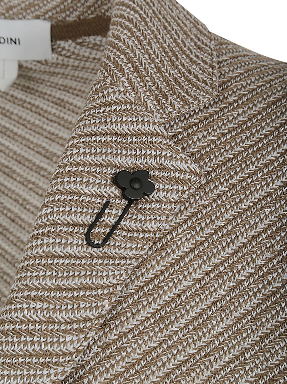 Shop Lardini Knitted Jacket In Bc Multi