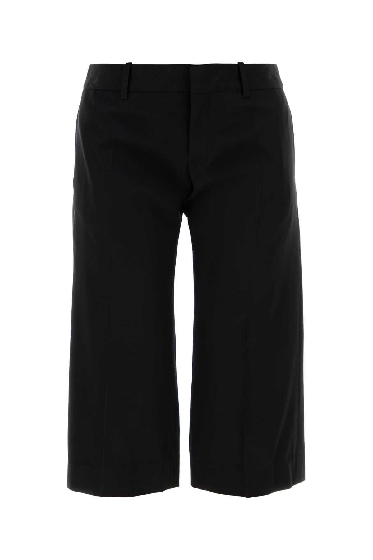 Balenciaga Capri Pant Made From Lyocell Fabric In Black