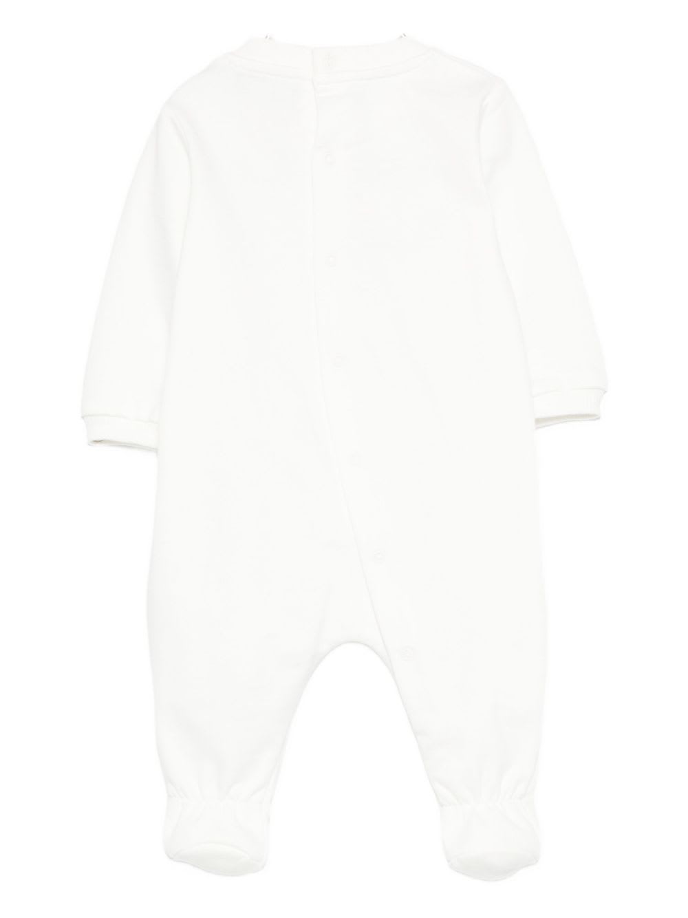 Moschino Kids Printed Pajamas In White