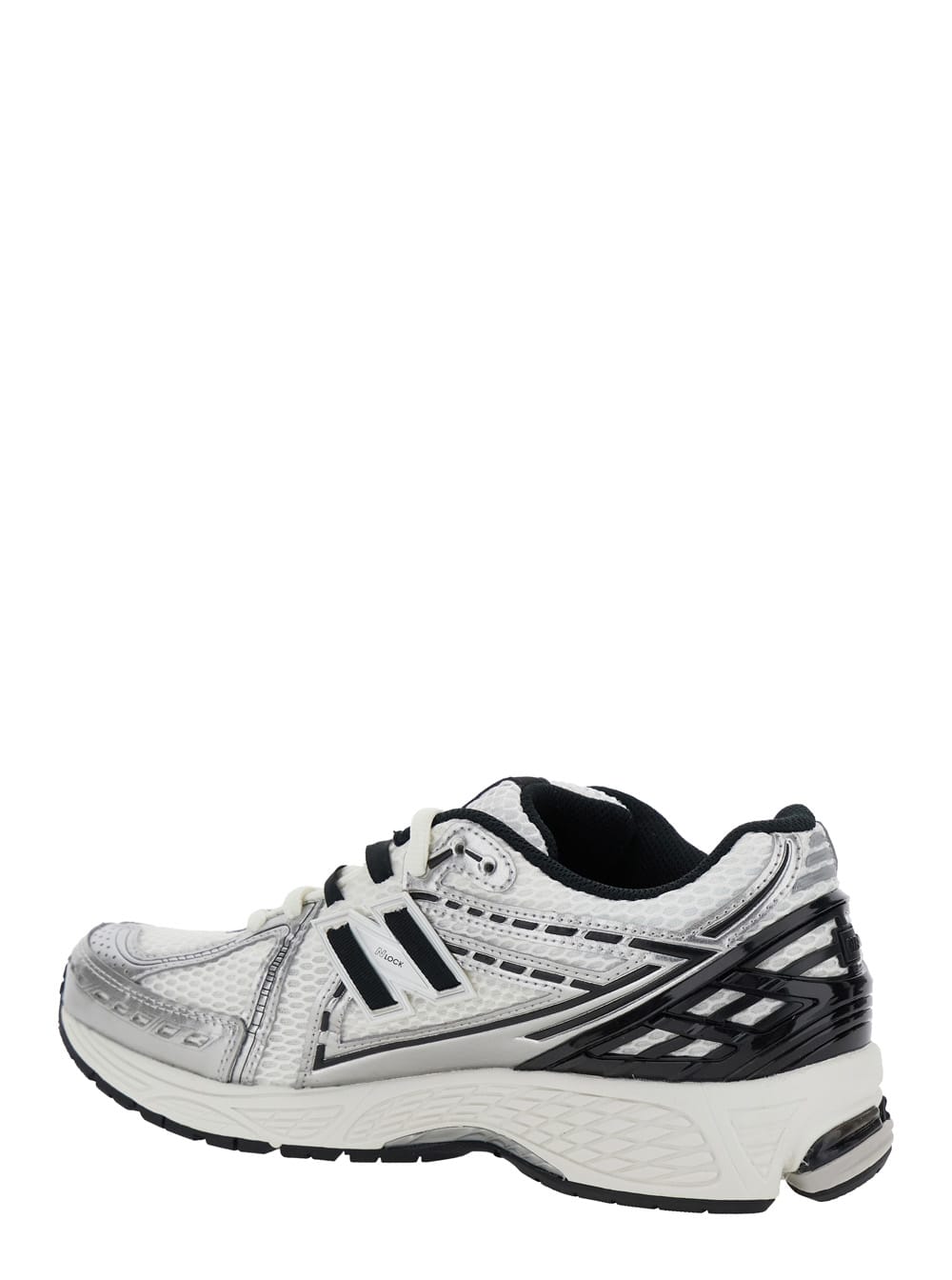New Balance Multicolor Low Top Sneakers With Logo Detail On The Rear In Tech Fabric Man In White