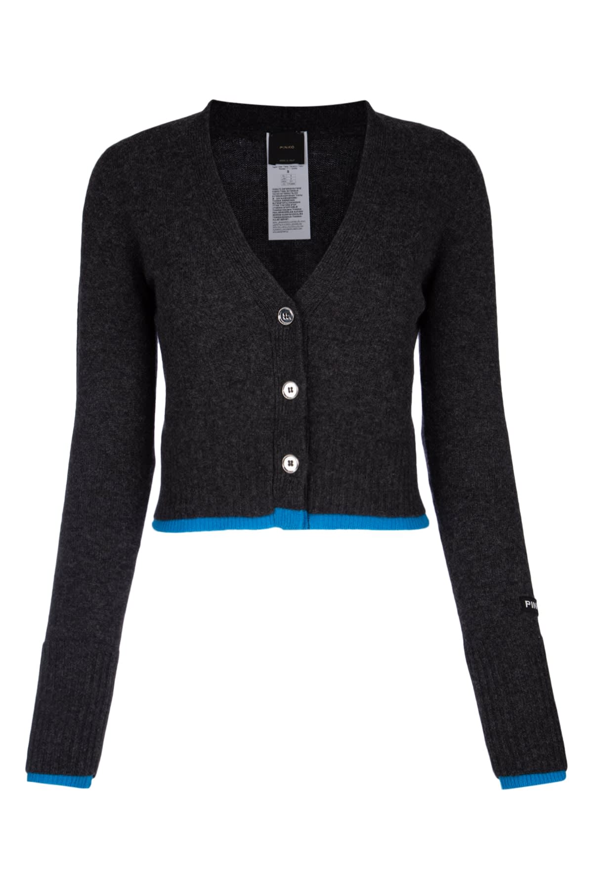 Shop Pinko Cardigan In Grigioturchese