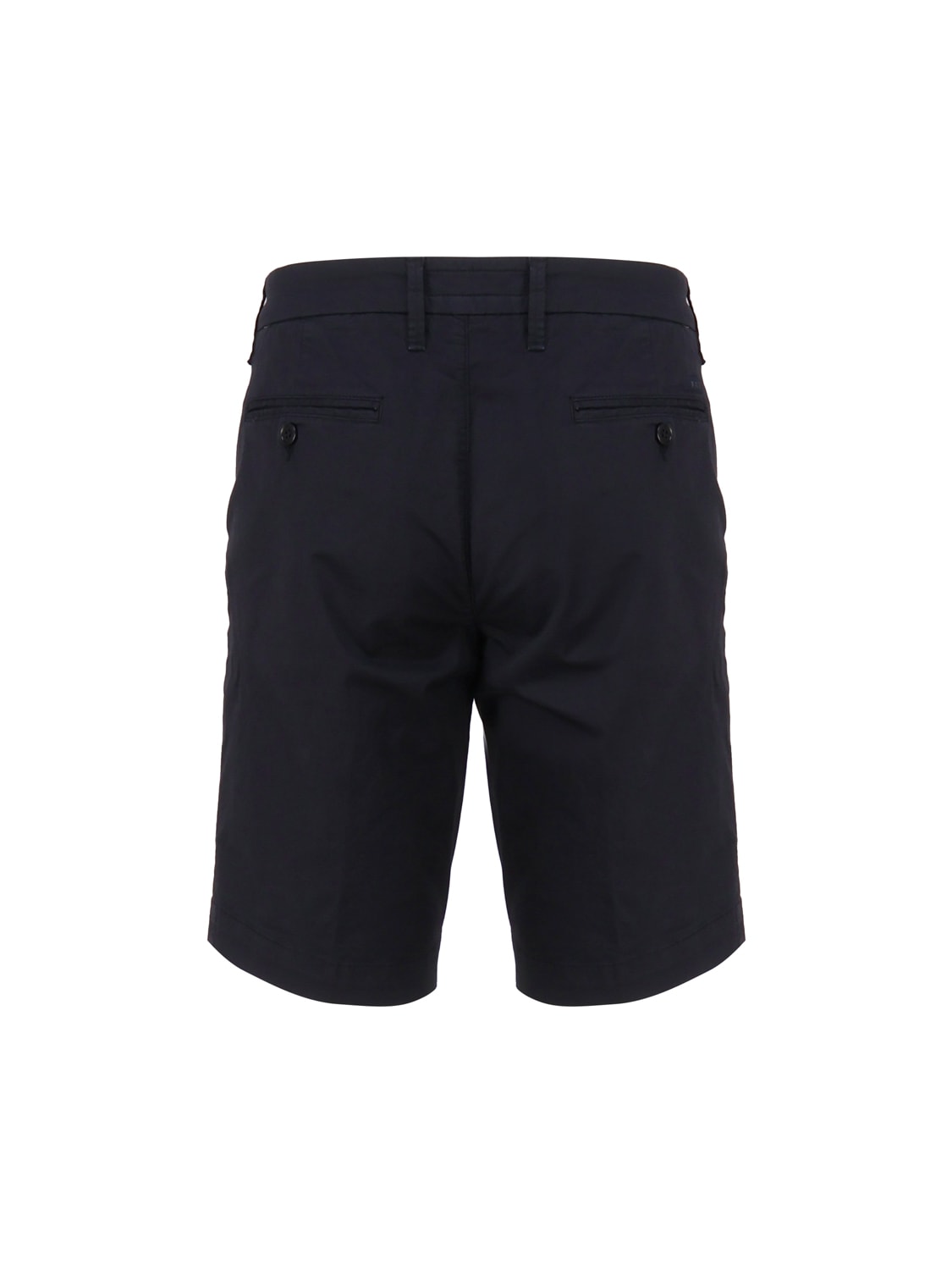 Shop Fay Cotton Bermuda Shorts In Black
