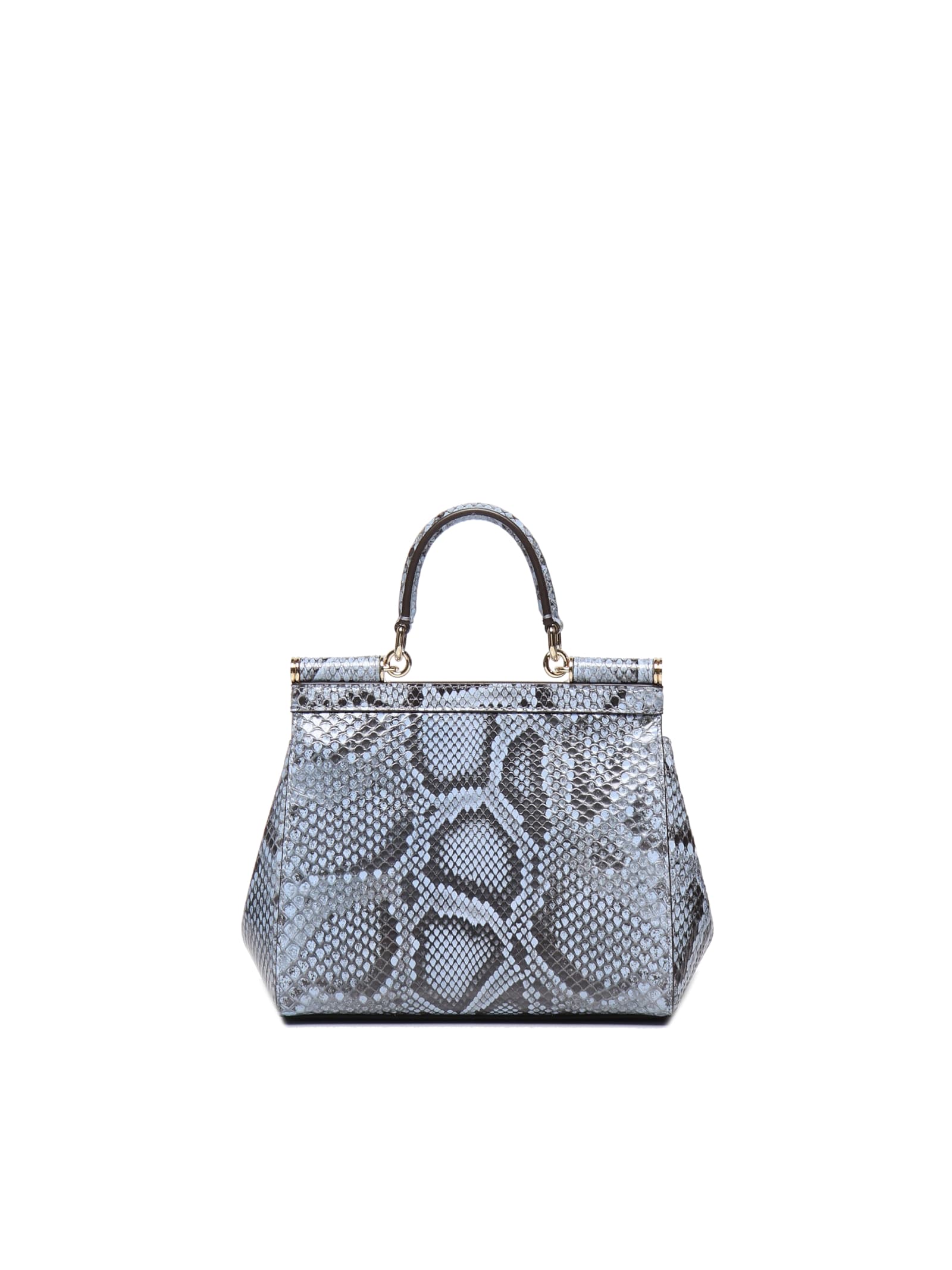 Shop Dolce & Gabbana Sicily Bag In Sugar Paper