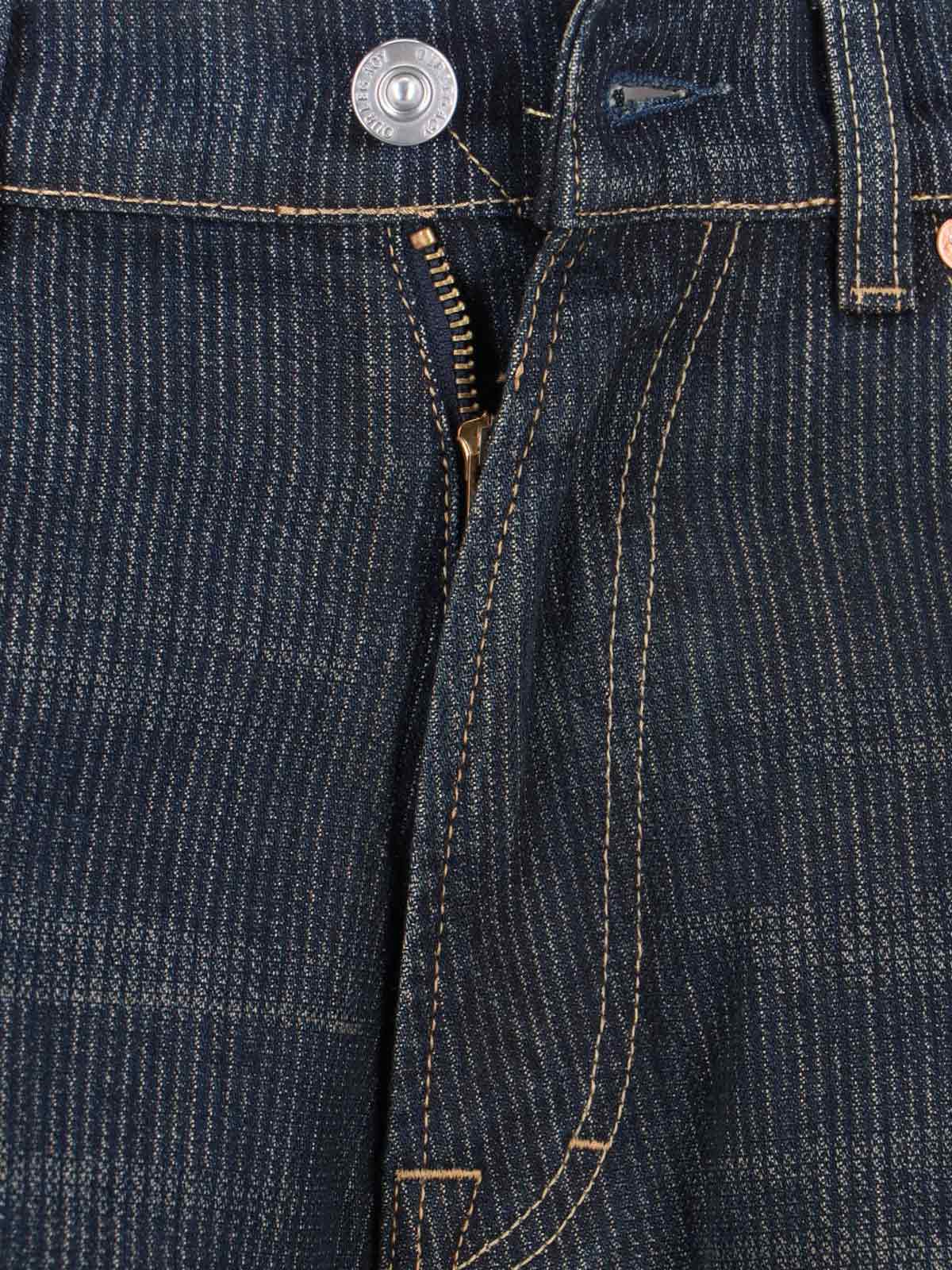 Our Legacy Straight Leg Five-pocket Trousers With Belt Loops In Blue