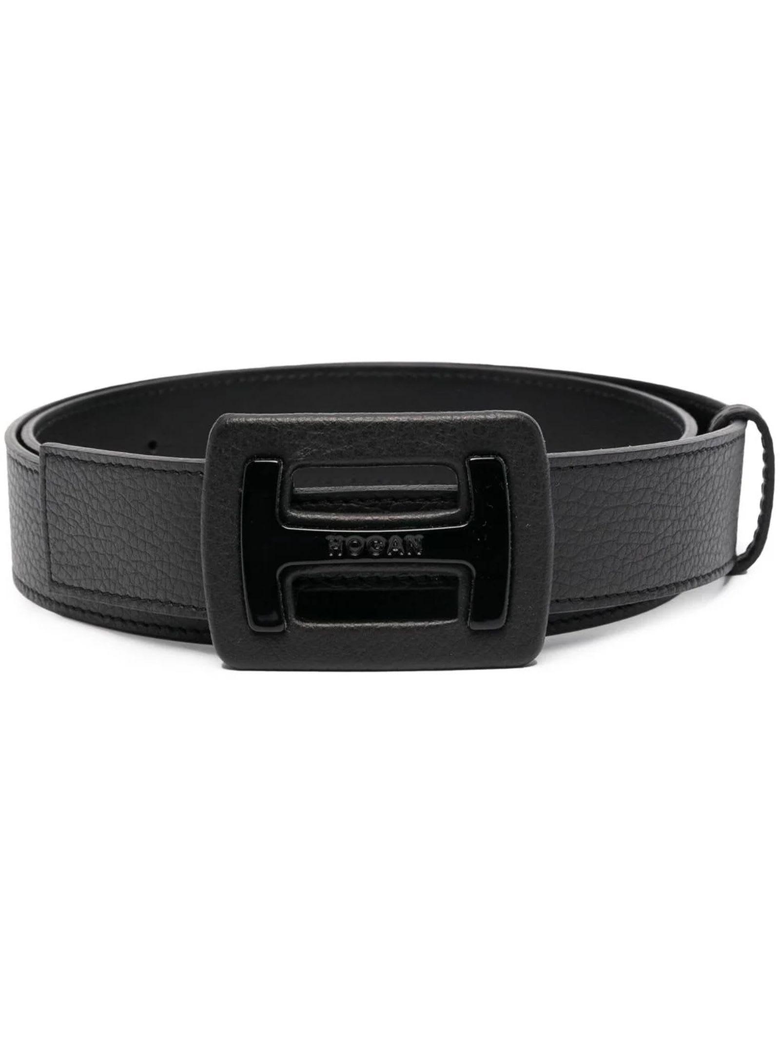 Shop Hogan Belts Black