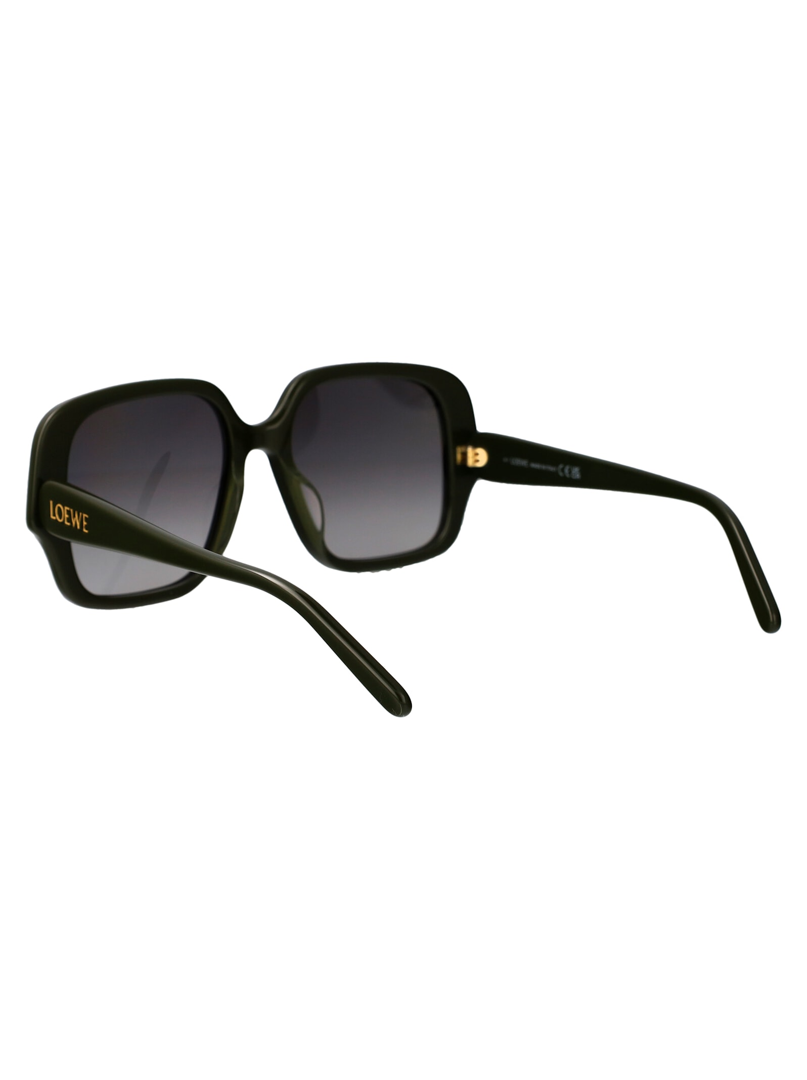 Shop Loewe Lw40134u Sunglasses In Green