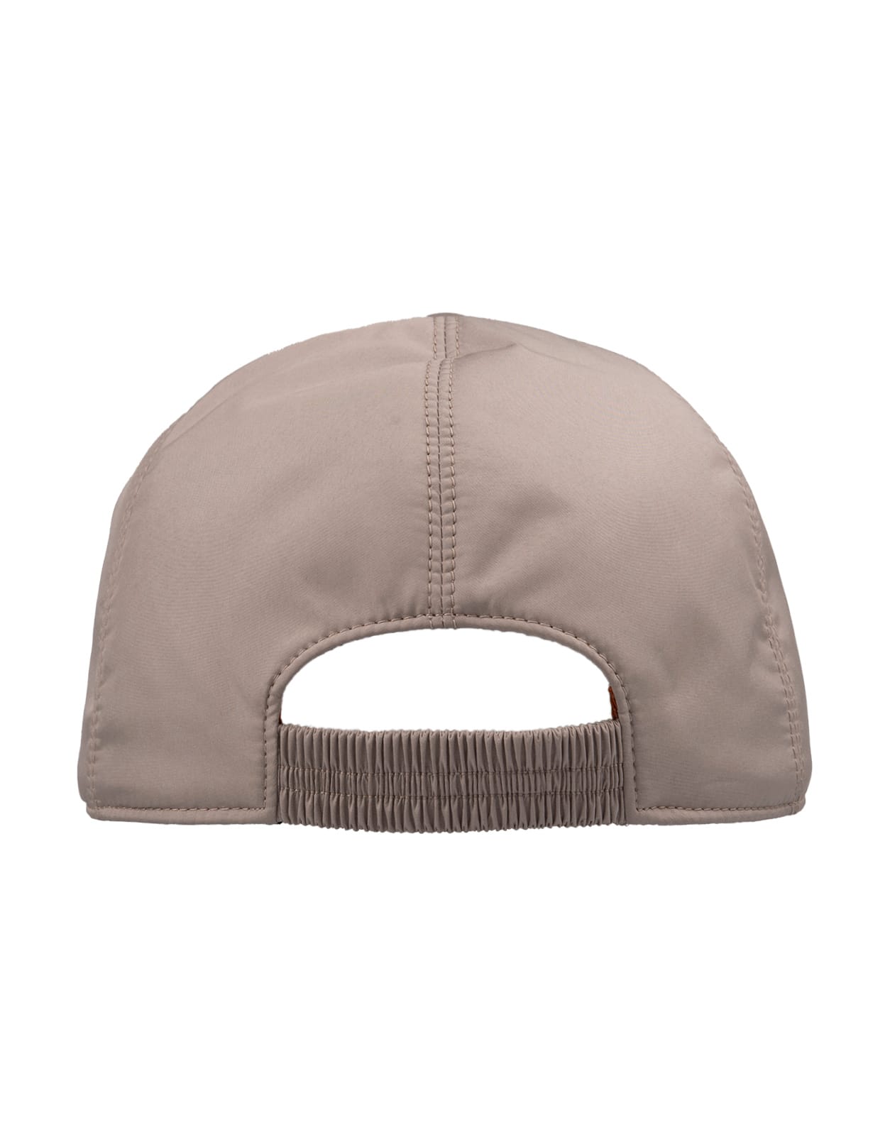 Shop Zegna Khaki Technical Baseball Hat In Brown