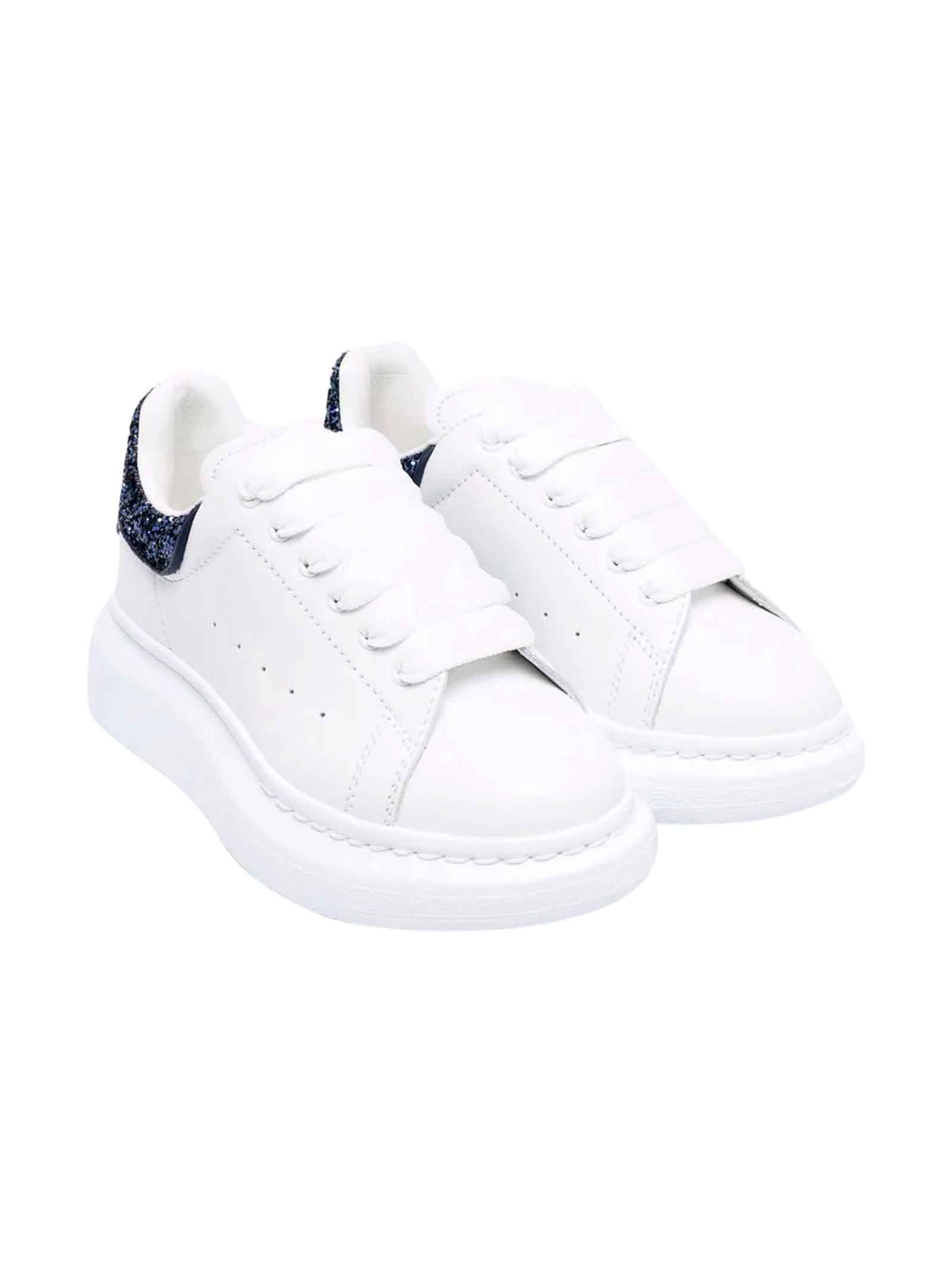 Alexander McQueen Kids Unisex White Oversized Sneakers