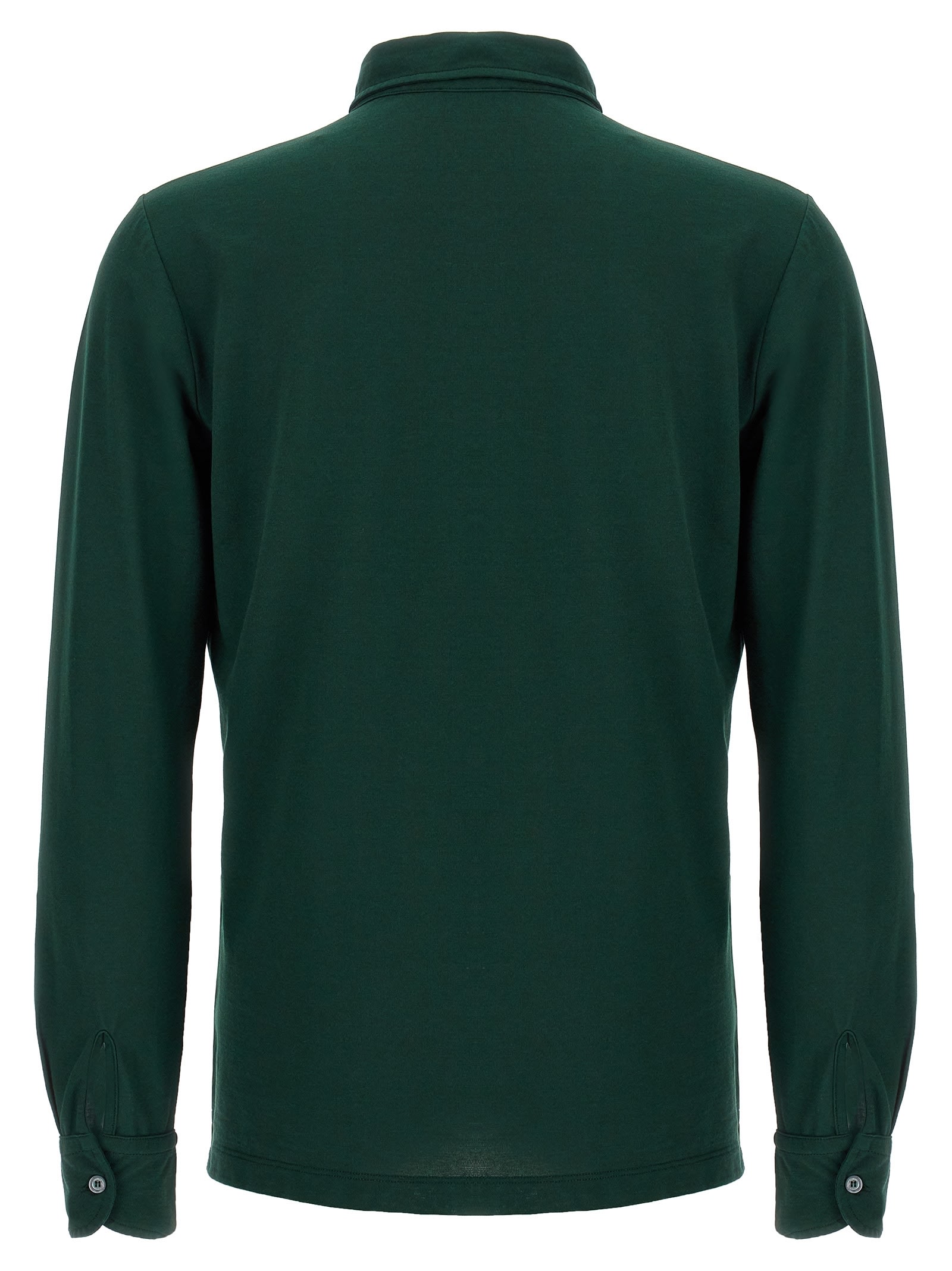 Zanone 'ice Cotton' Shirt In Green