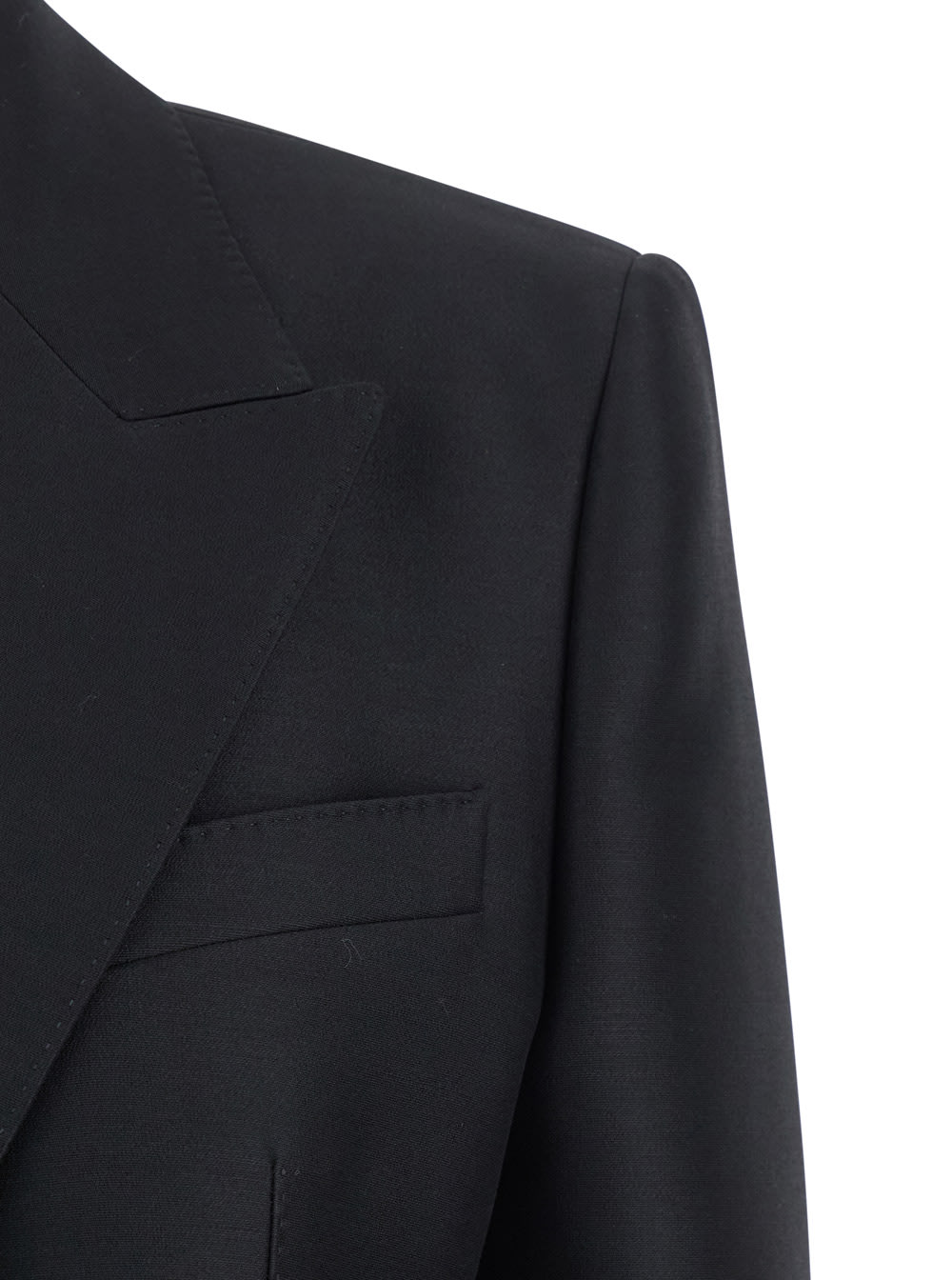 Dolce & Gabbana Tech-gabardine Double-breasted Blazer With Satin Peak Lapel In Multi