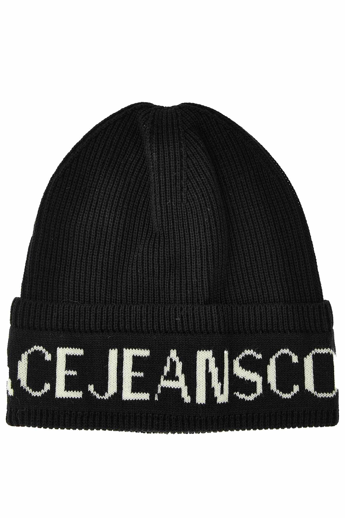 Versace Jeans Couture Womens Beanie In Black