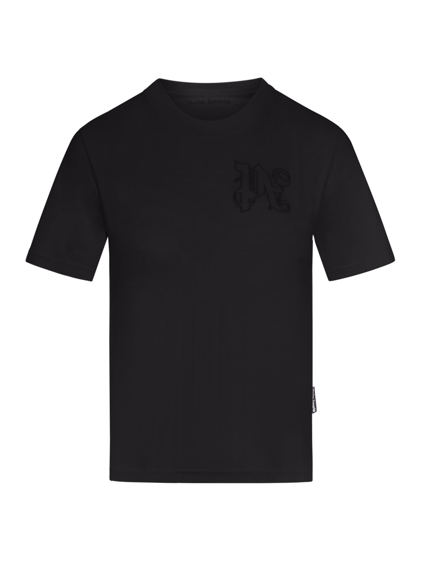 PALM ANGELS MONOGRAM FITTED TEE