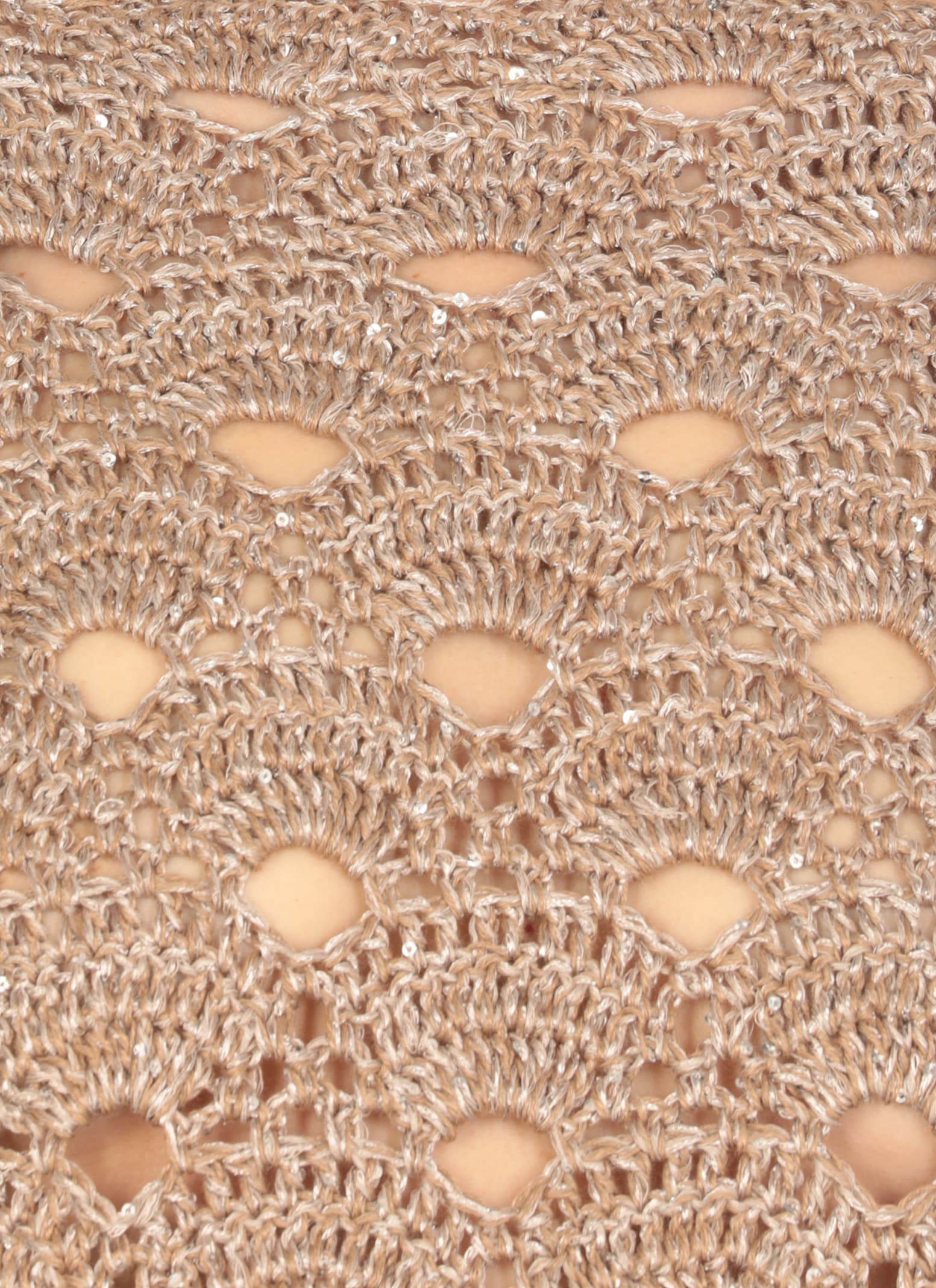 Antonelli Brown Orzowei Knit Top In Brown