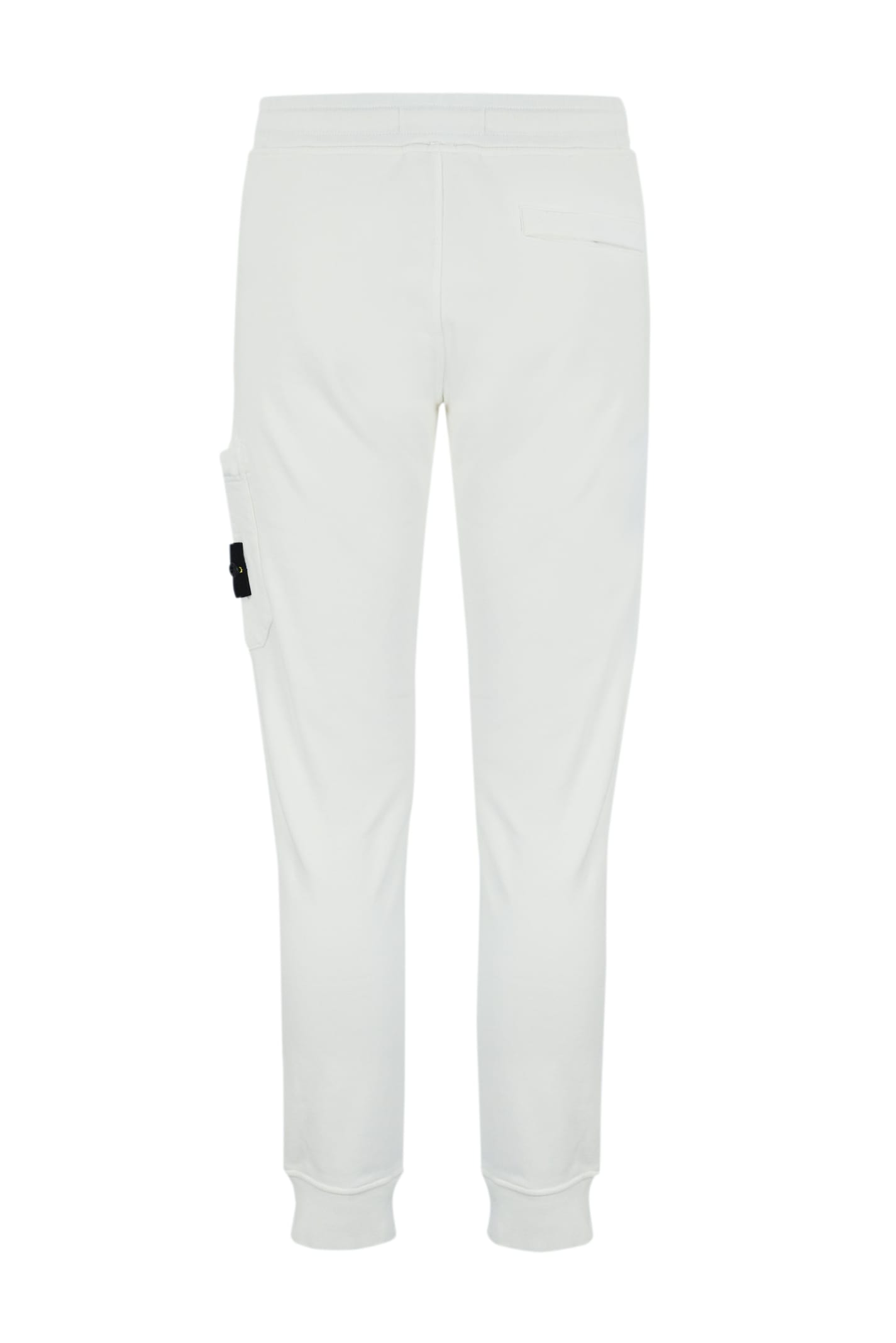 Shop Stone Island Sports Trousers 64551 In White