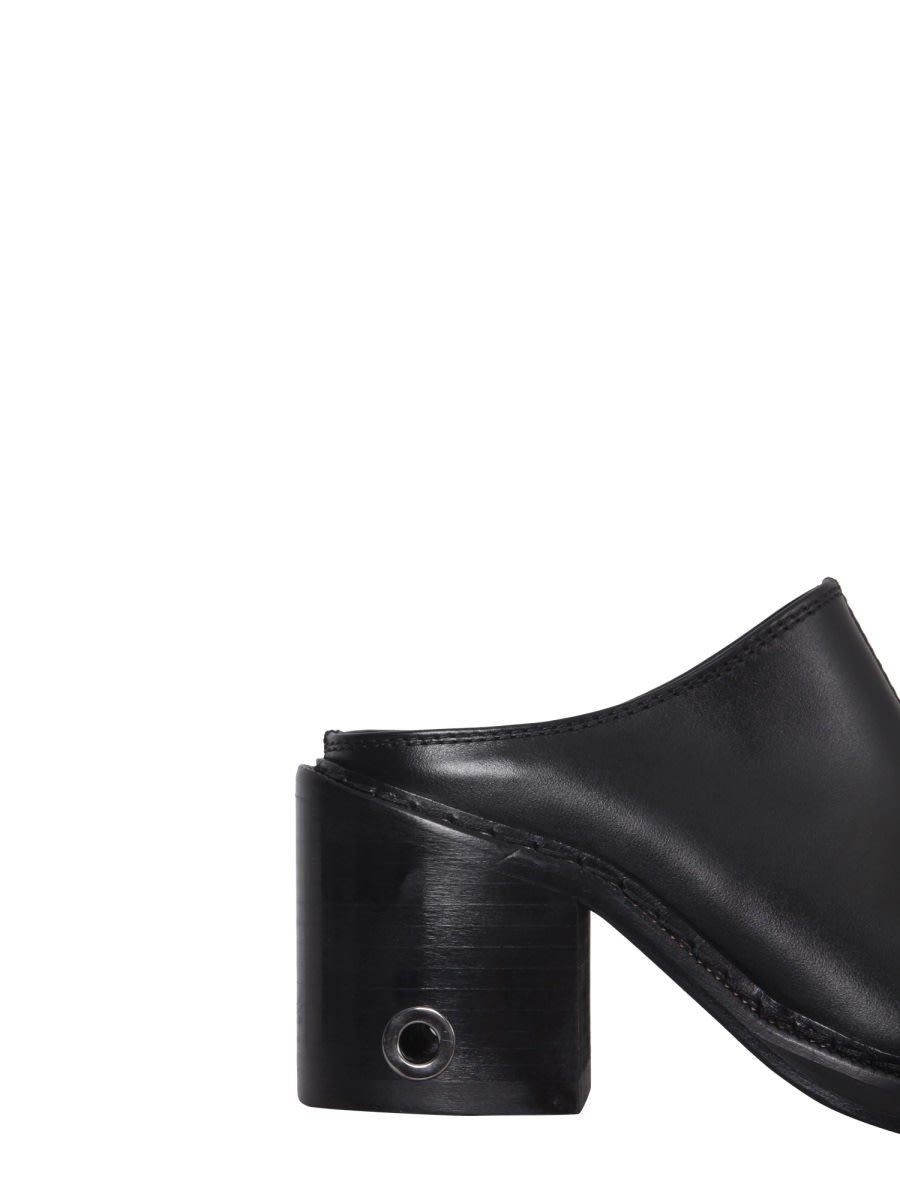 Shop Sunnei Buco Sabot Sandals In Black