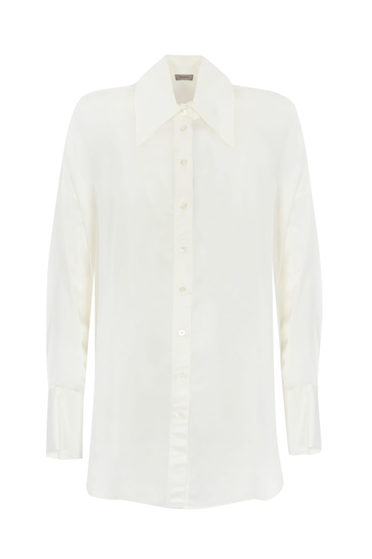 resort Shirt In White Viscose