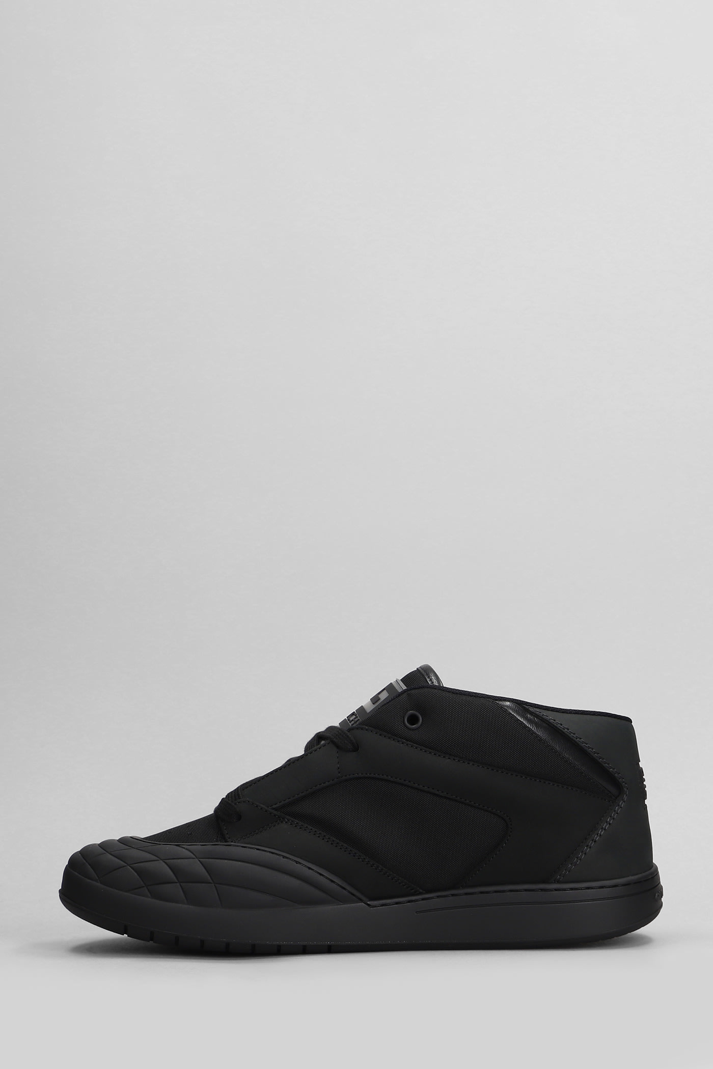 Shop Givenchy Sneakers In Black Leather And Fabric