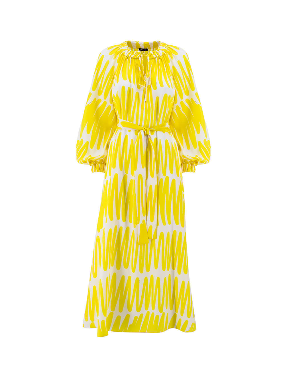 Shop Kiton Dress In Yellow