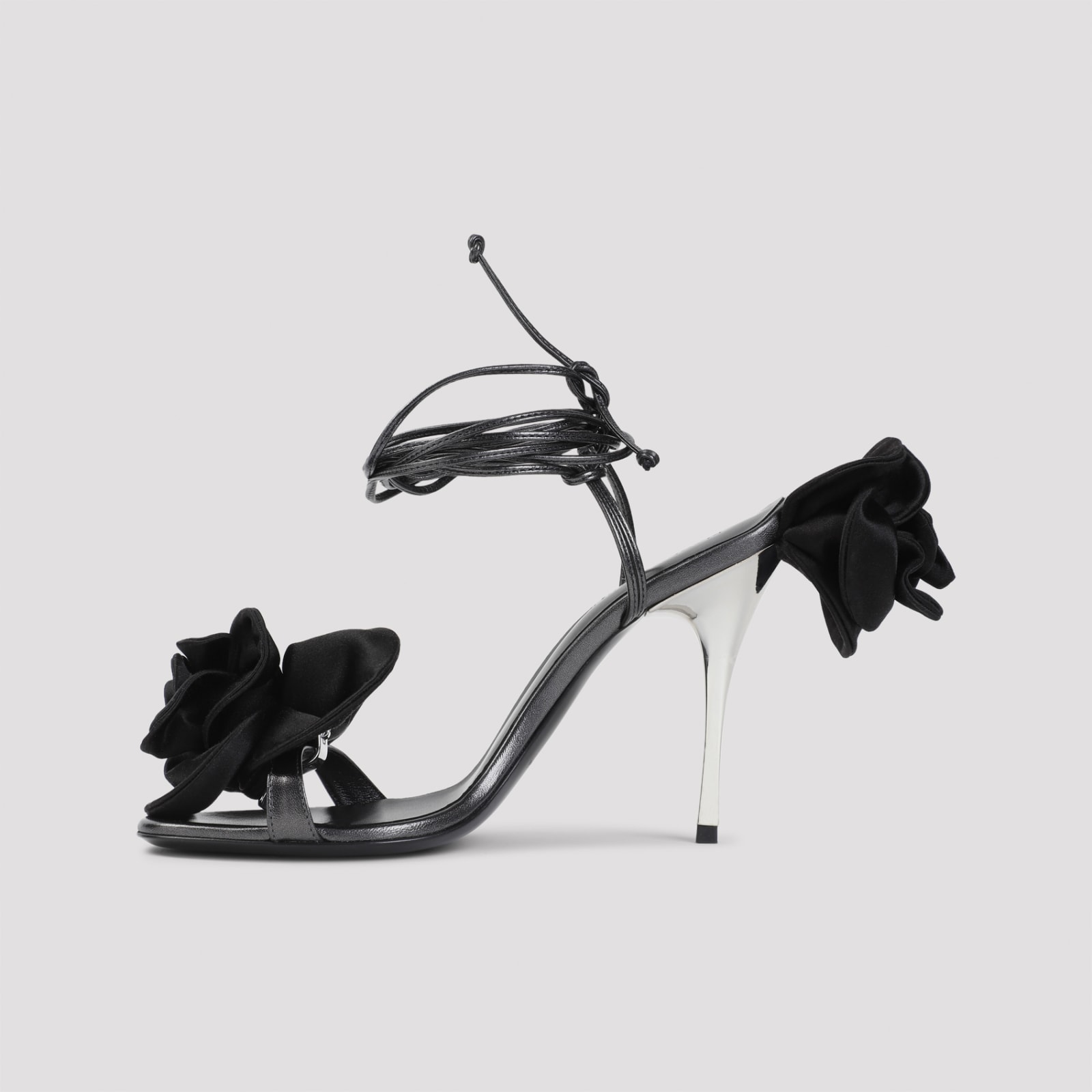 Shop Magda Butrym Flower Shoes In Black