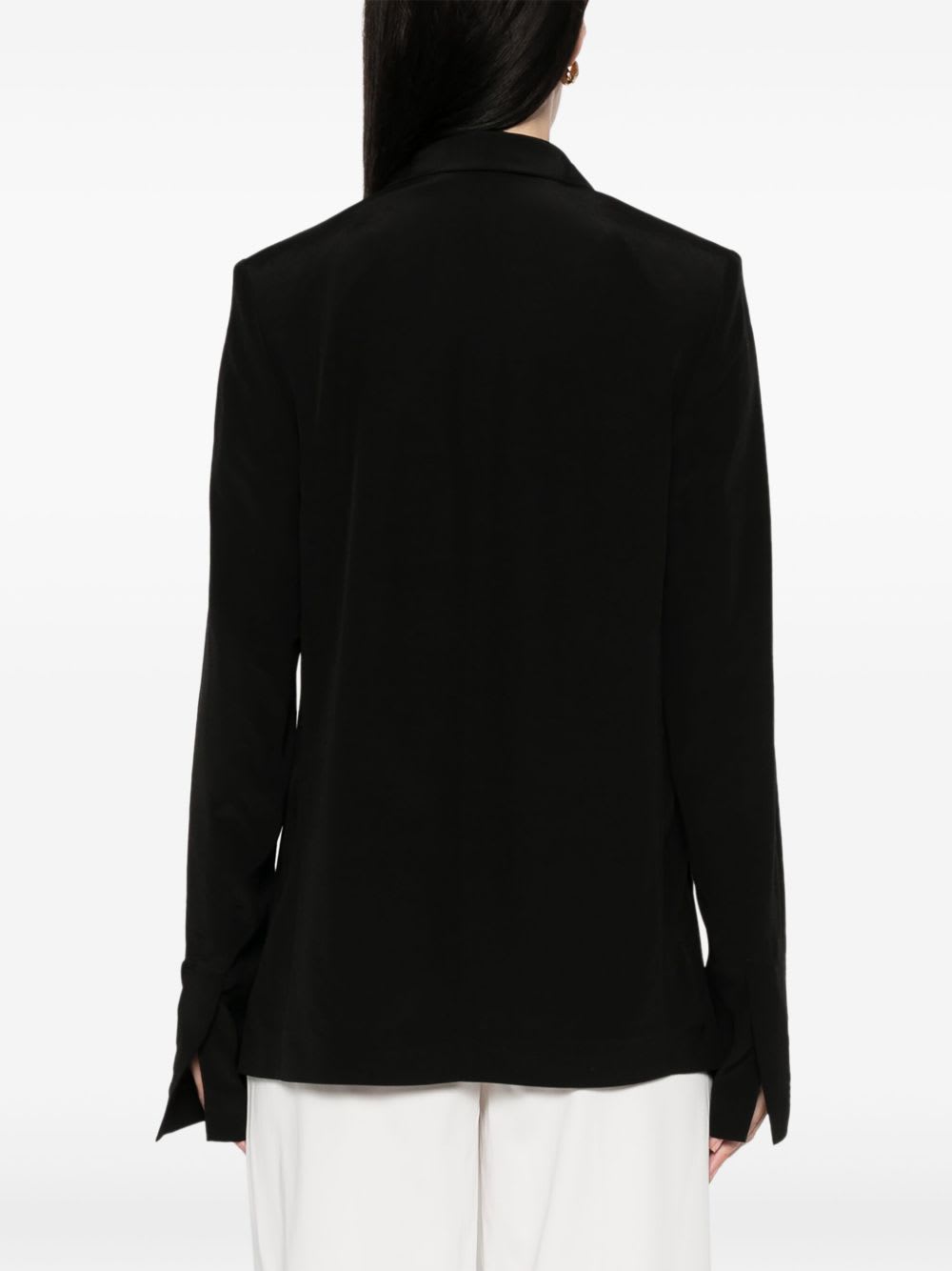 Totême Toteme Single-breasted Blazer Jacket In Black