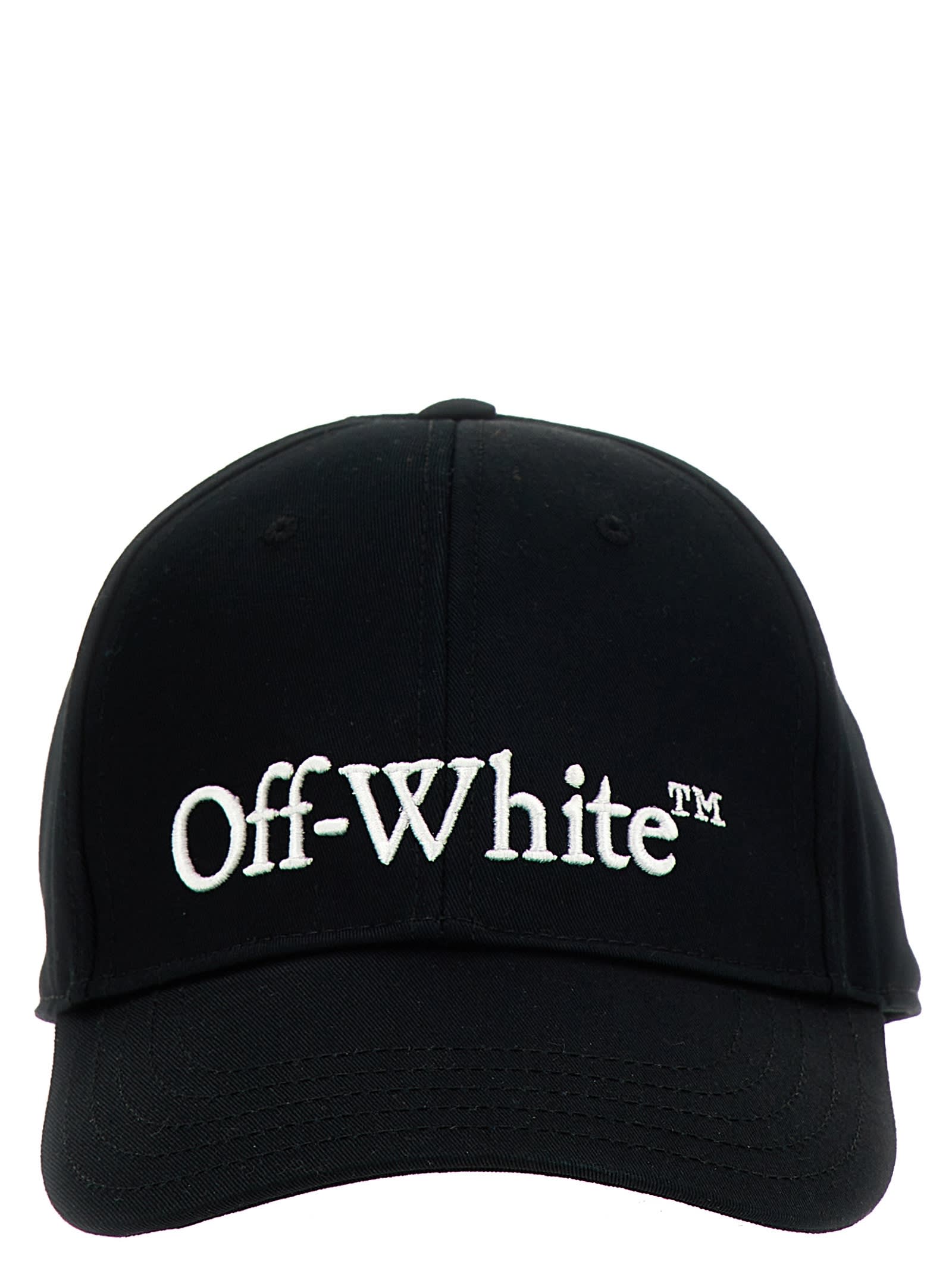 Off-white Cappello Drill Logo  In White/black