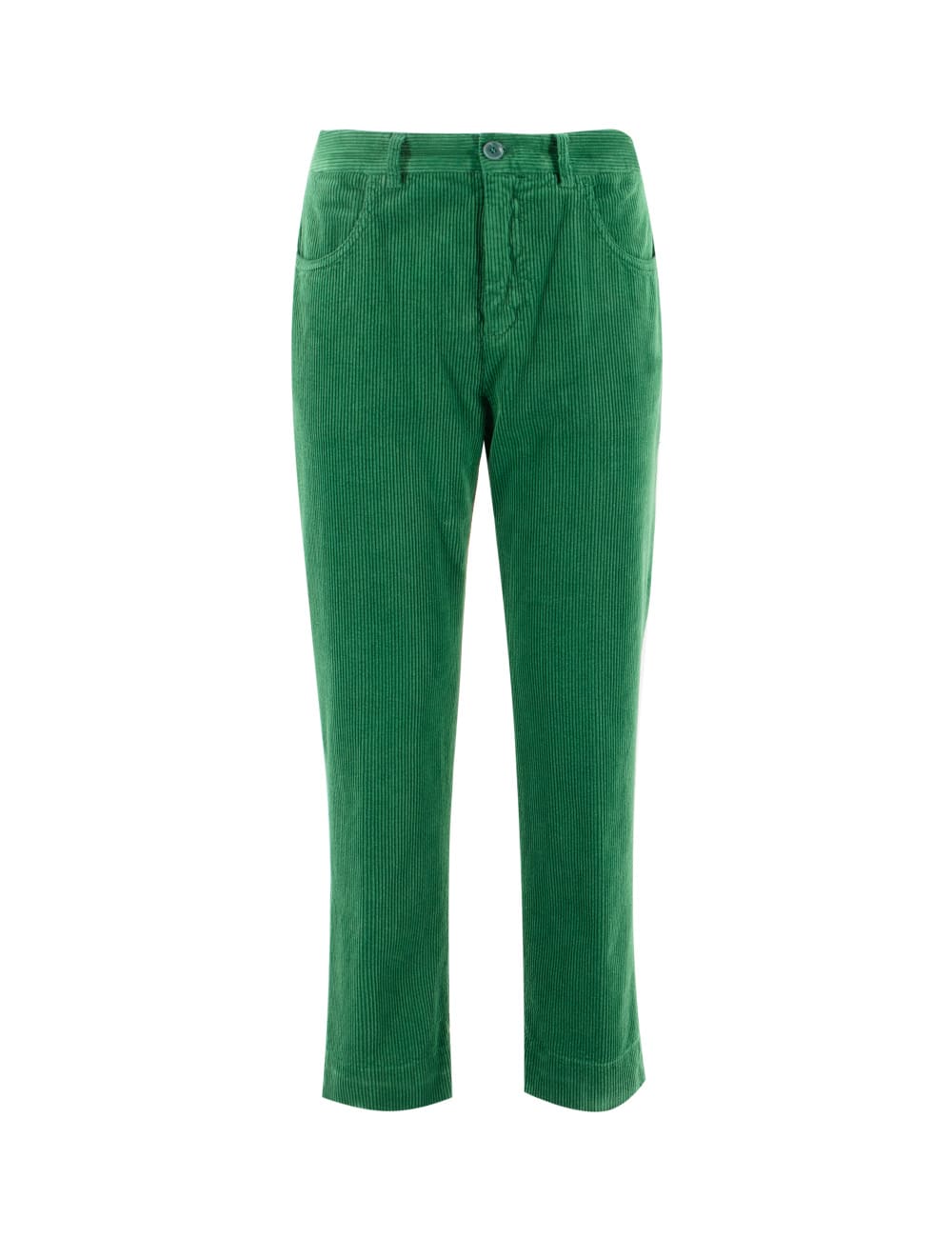 Shop Aspesi Trousers In Green