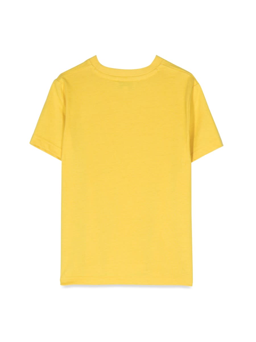 Shop Little Marc Jacobs T-shirt Logo In Yellow