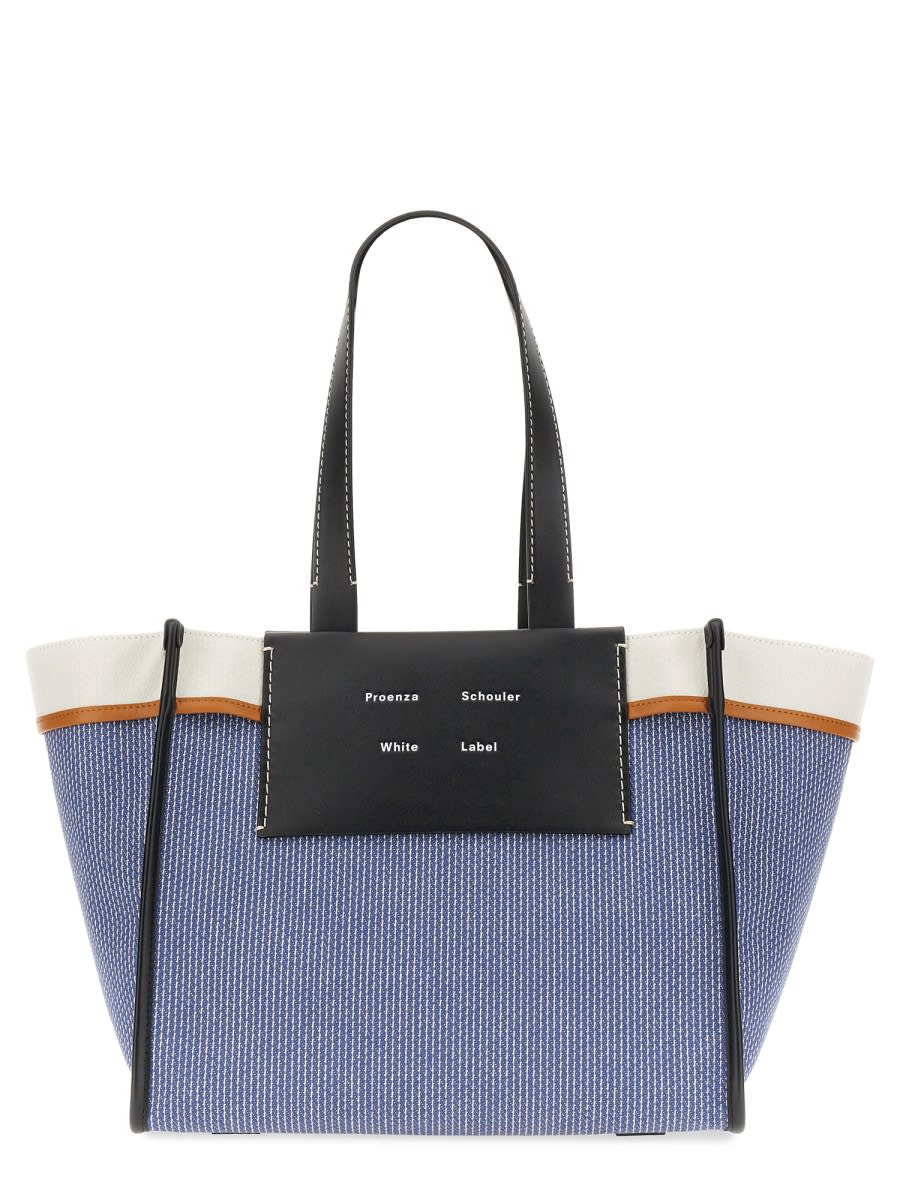 Shop Proenza Schouler White Label Morris Tote Bag In Blue