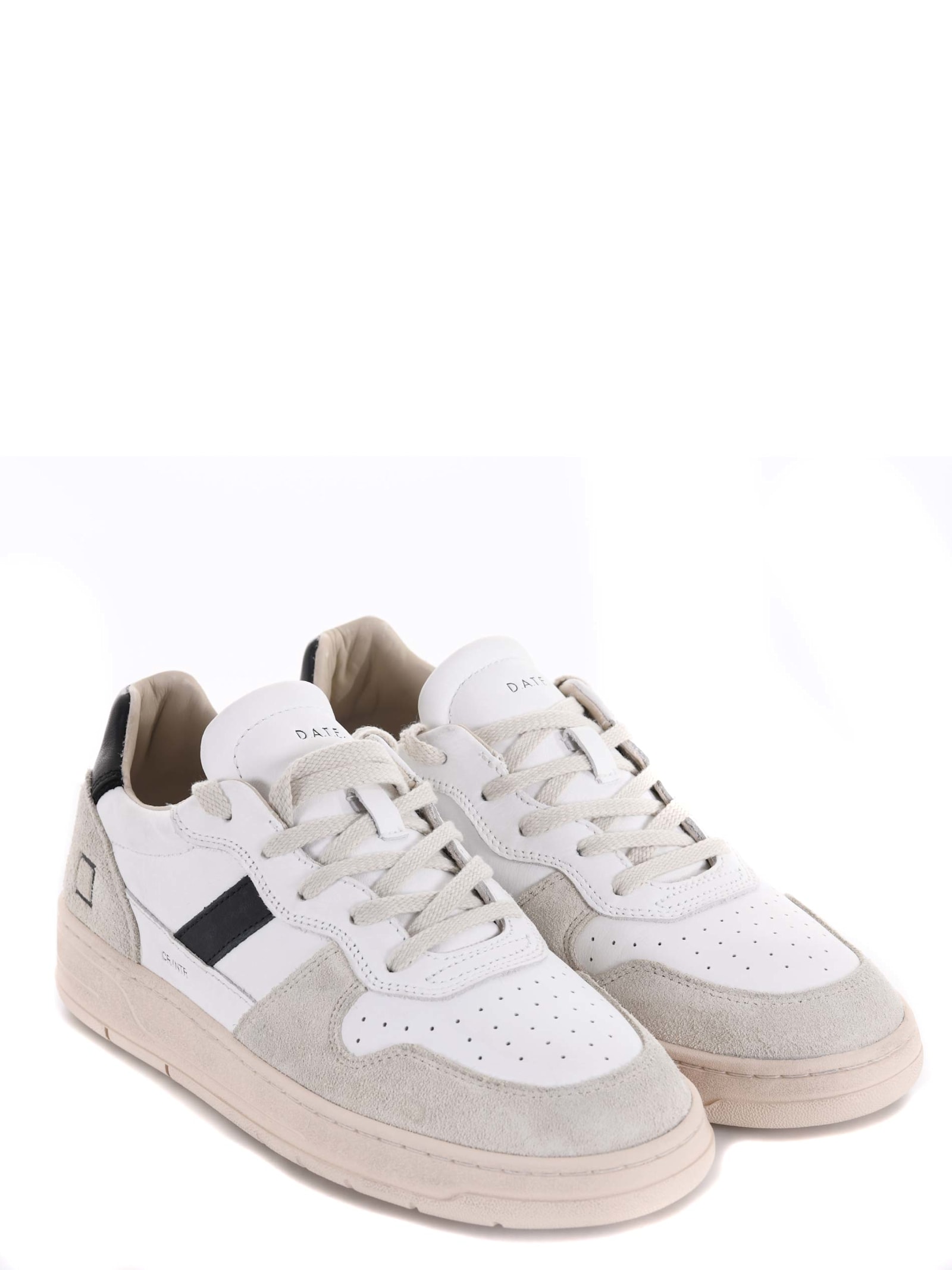 Shop Date Mens D.a.t.e. Sneakers In Bianco-beige