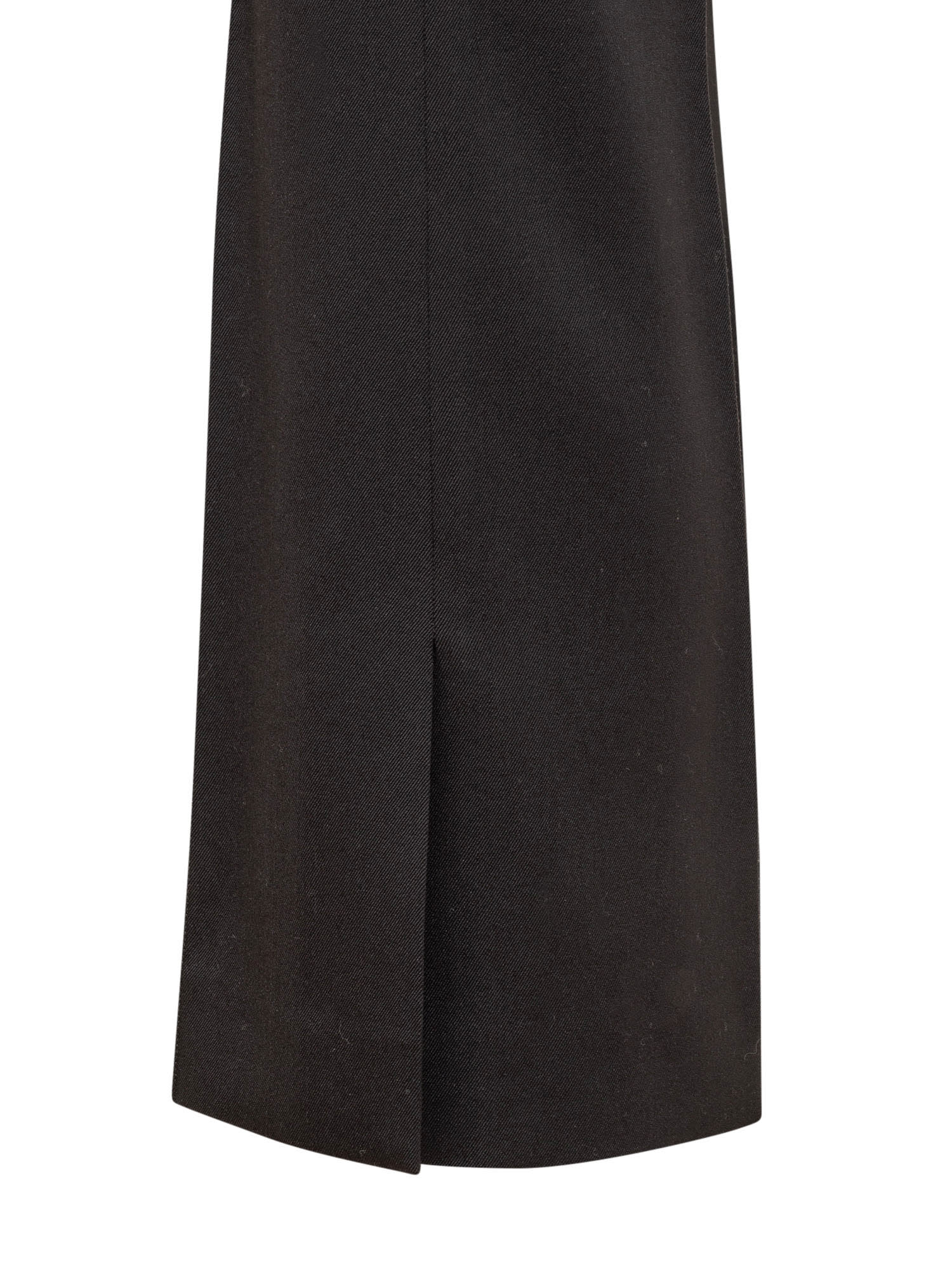 Shop Lanvin Flared Trousers In Black