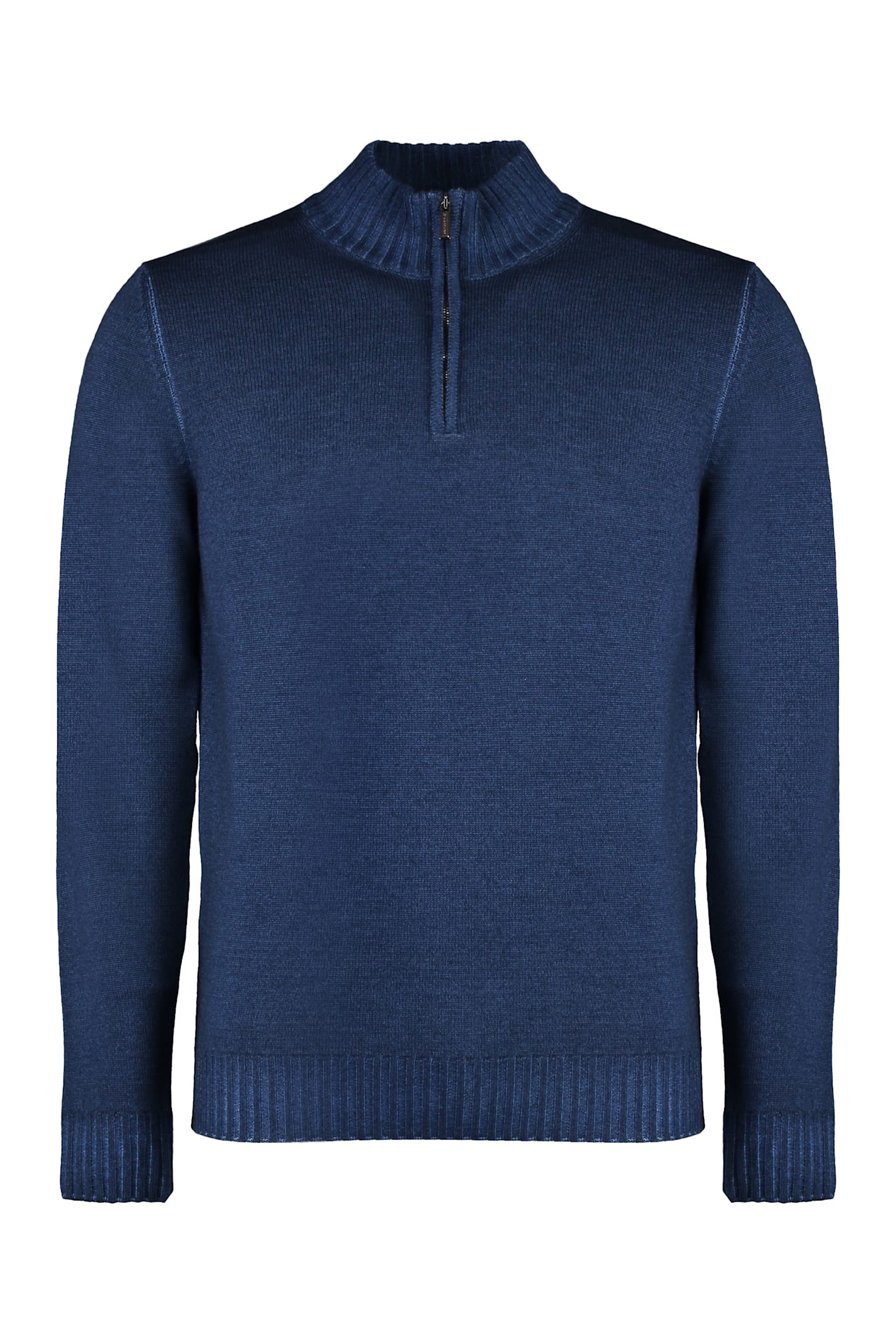 Moorer Terni Virgin Wool Sweater In Blue