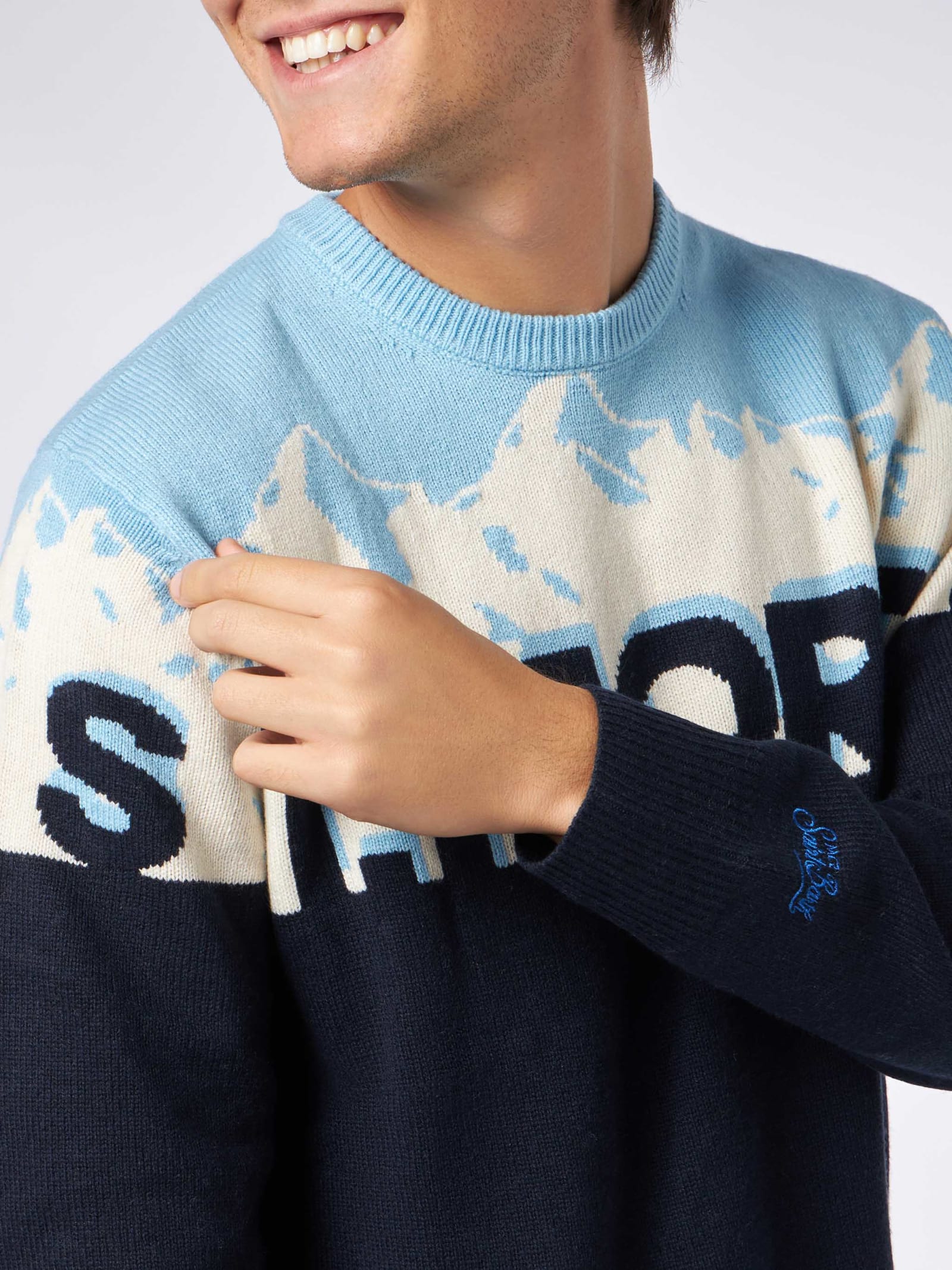 Mc2 Saint Barth Pullover  Herren Farbe Blau In Blue