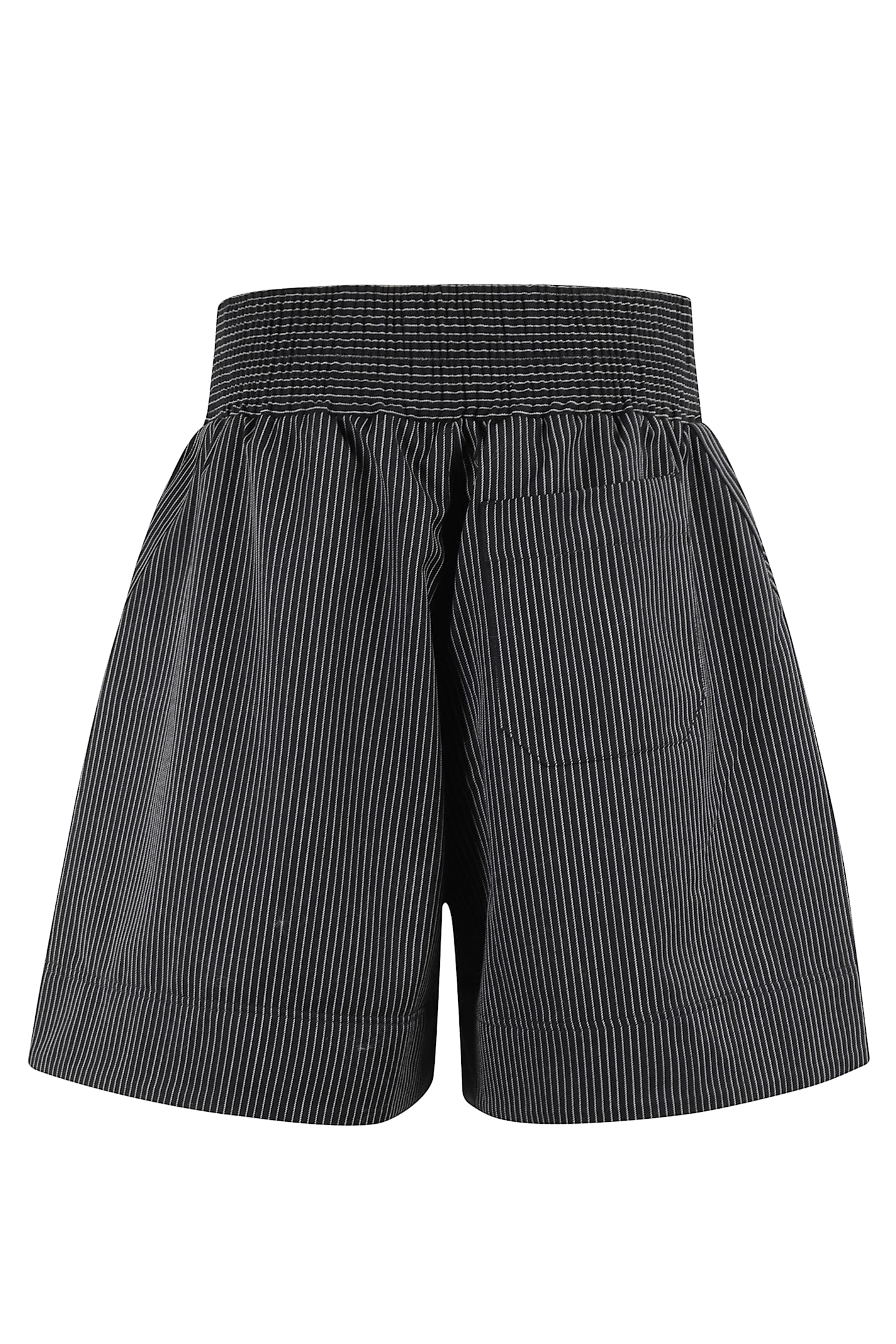 Shop Rabanne Short In Black White