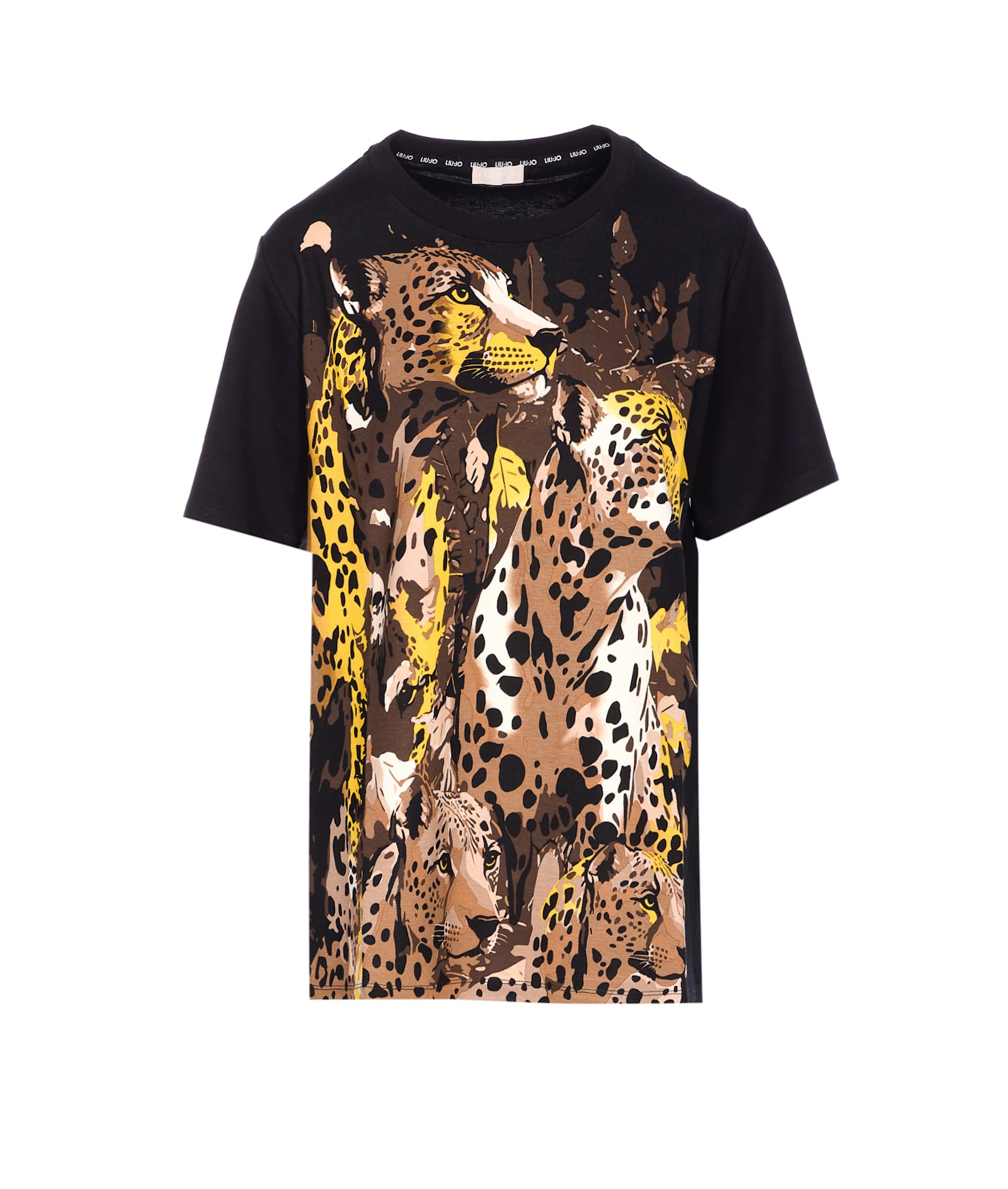 Liu •jo T-shirt Liu Jo Woman Color Multicolor In Black