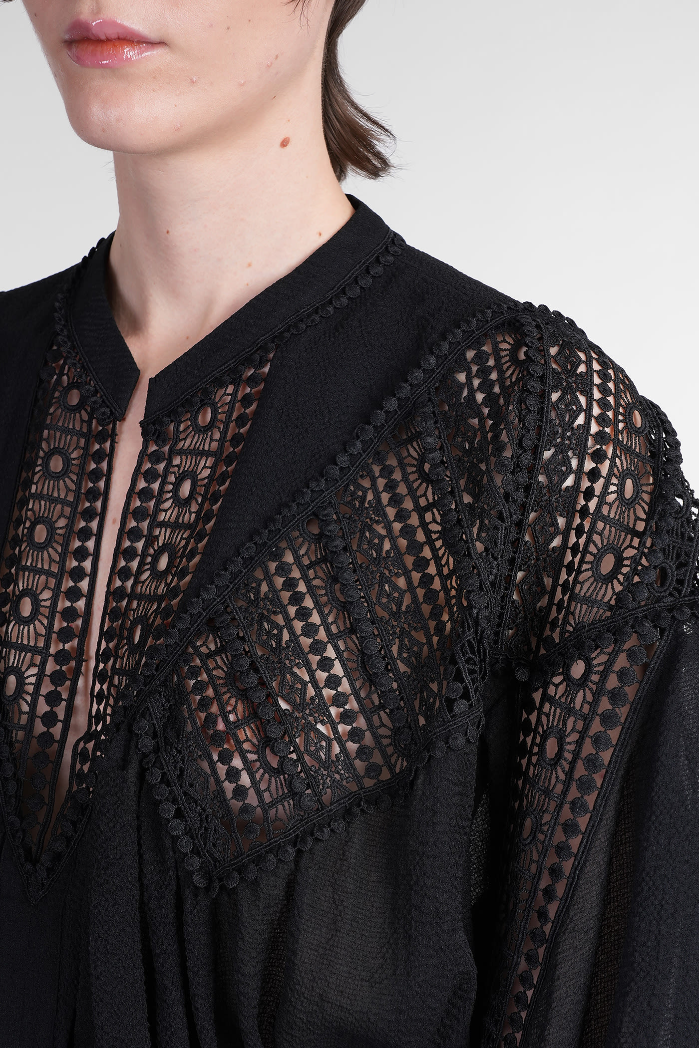 Iro Rixi Blouse In Black Polyester