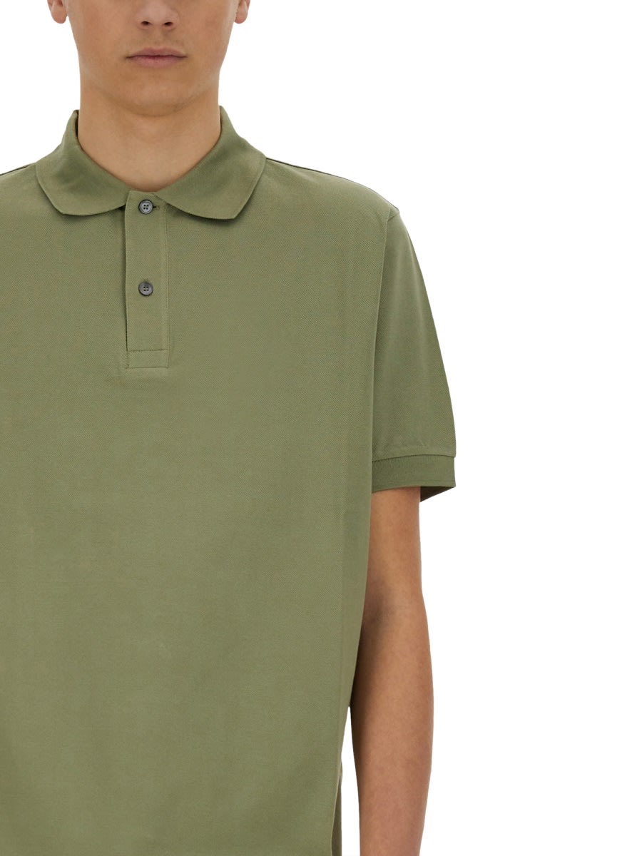 Shop Paul Smith Cotton Polo In Military Green