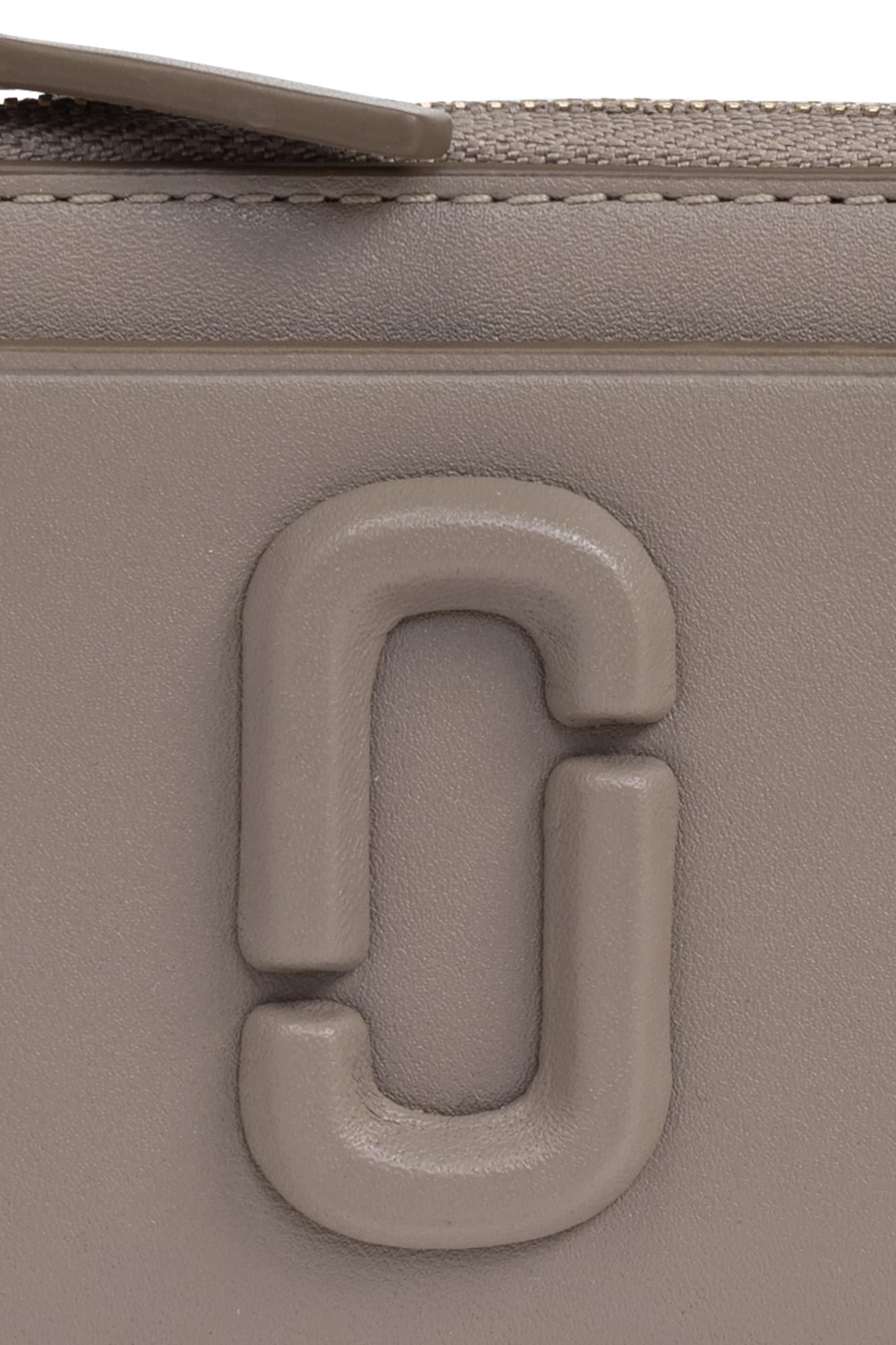 Marc Jacobs Gray 'the Covered J Marc Top Zip Multi' Wallet In Grigio