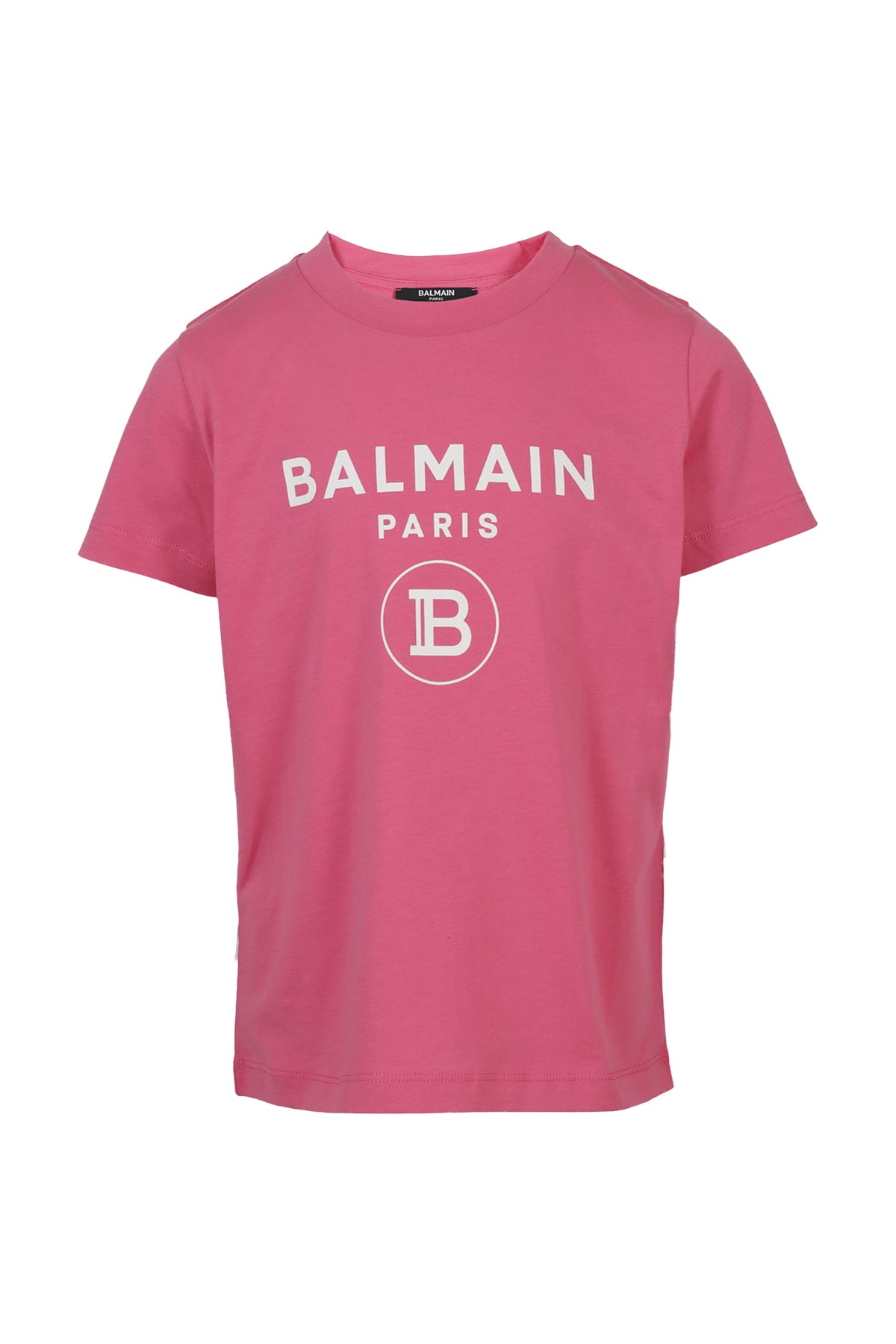 Balmain Kids' T-shirt In Fuxia