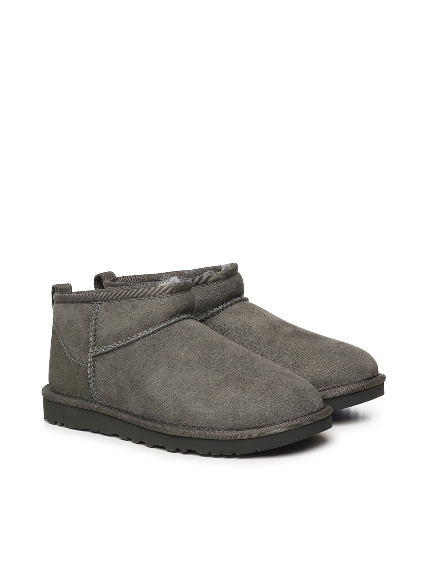 Ugg Classic Ultra Mini Boots In Gray